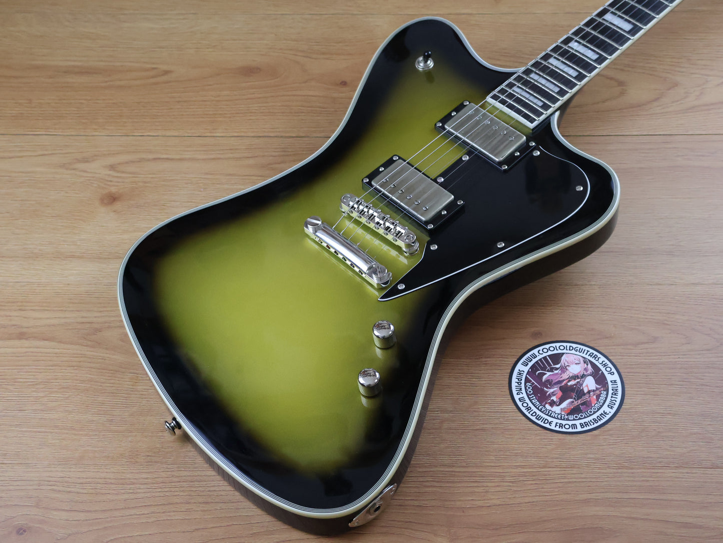 2023 ESP LTD Bill Kelliher Sparrowhawk Offset (Vintage Silver Sunburst)