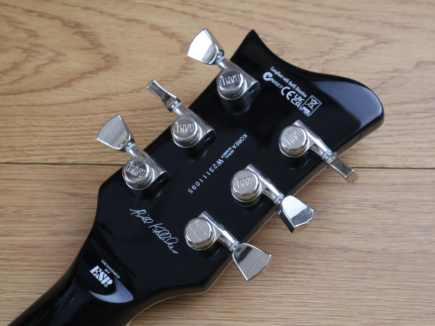 2023 ESP LTD Bill Kelliher Sparrowhawk Offset (Vintage Silver Sunburst)