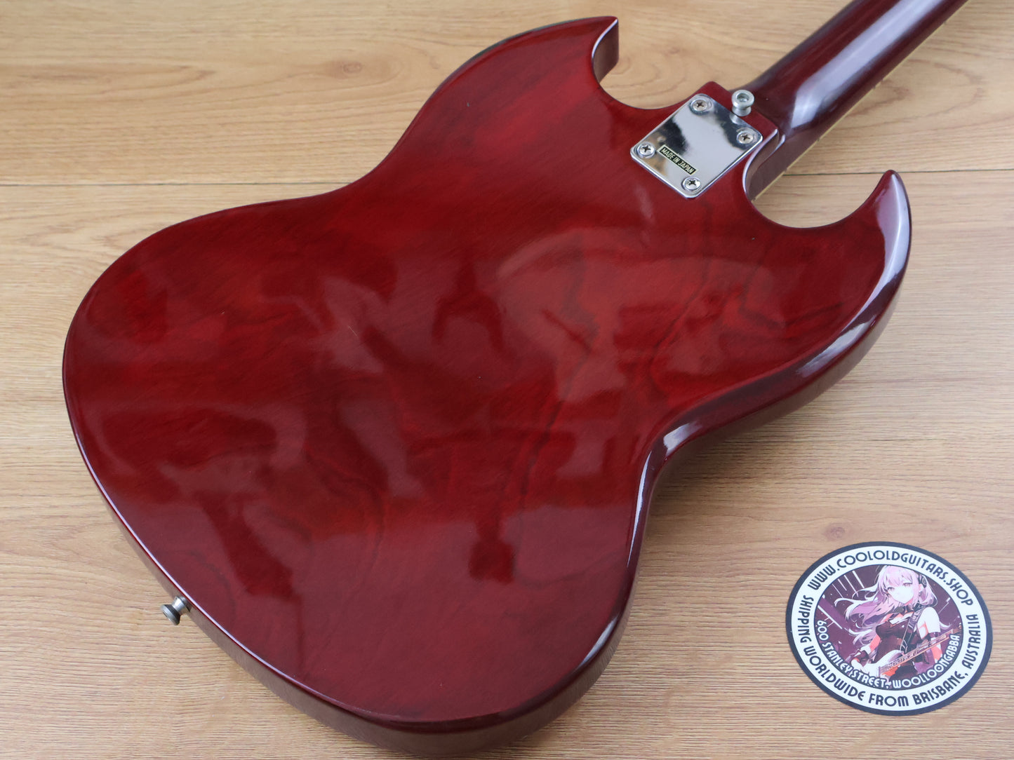 1970's Sakai Japan SG Deluxe w/Bigsby (Cherry Red)