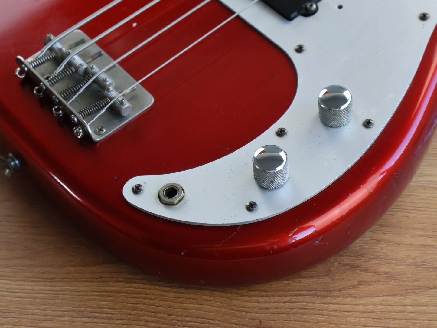 1982 Tokai Japan PB-80 Hard Puncher 50's Reissue Precision Bass (Candy Apple Red)