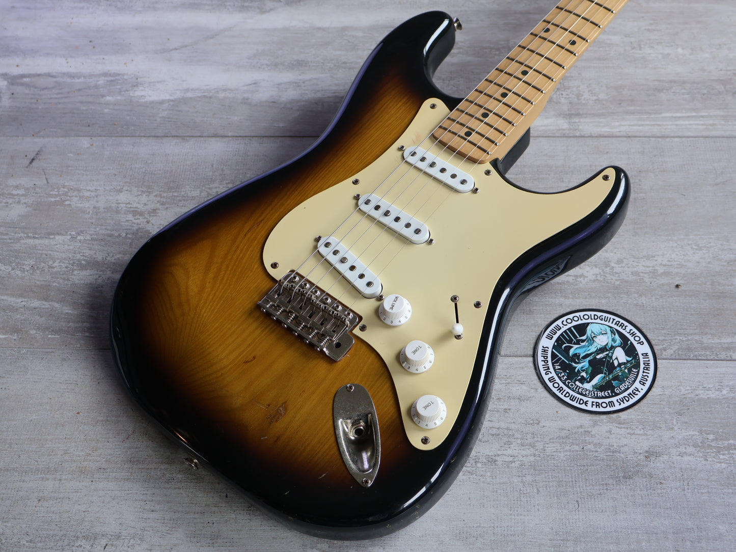1980 Greco Japan SE-500 Super Sound '54 Reissue S-Style (Brown Sunburst)