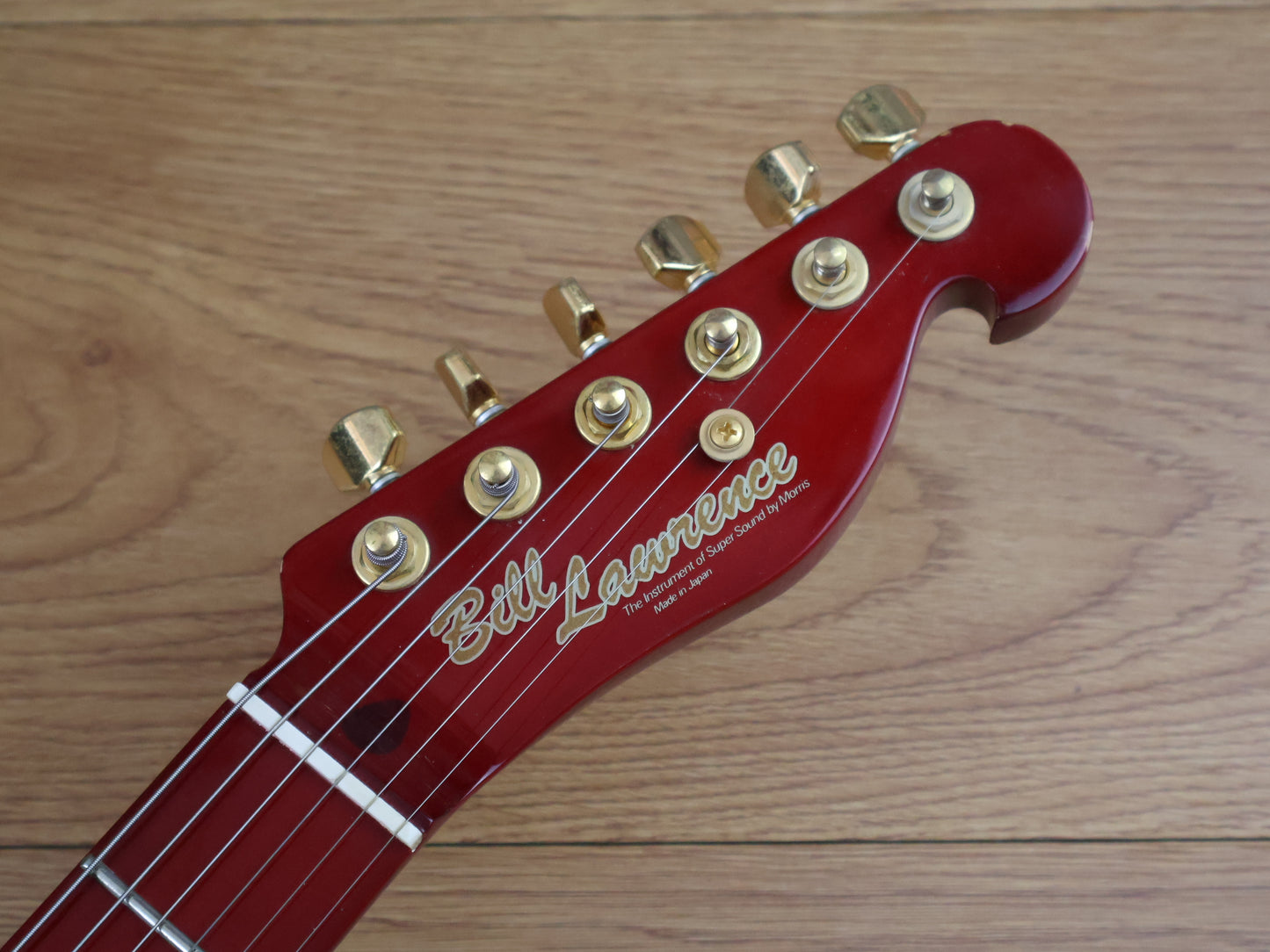 1990 Bill Lawrence Japan BKIM-60G Kaori Model Telecaster (Red & Gold)
