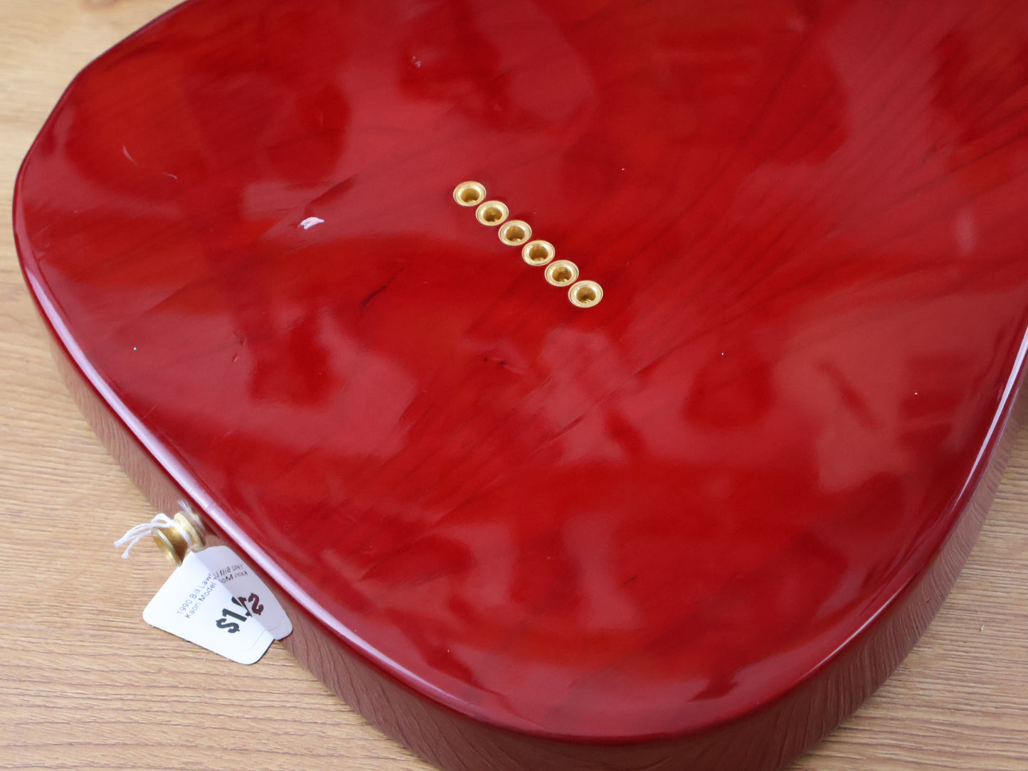 1990 Bill Lawrence Japan BKIM-60G Kaori Model Telecaster (Red & Gold)