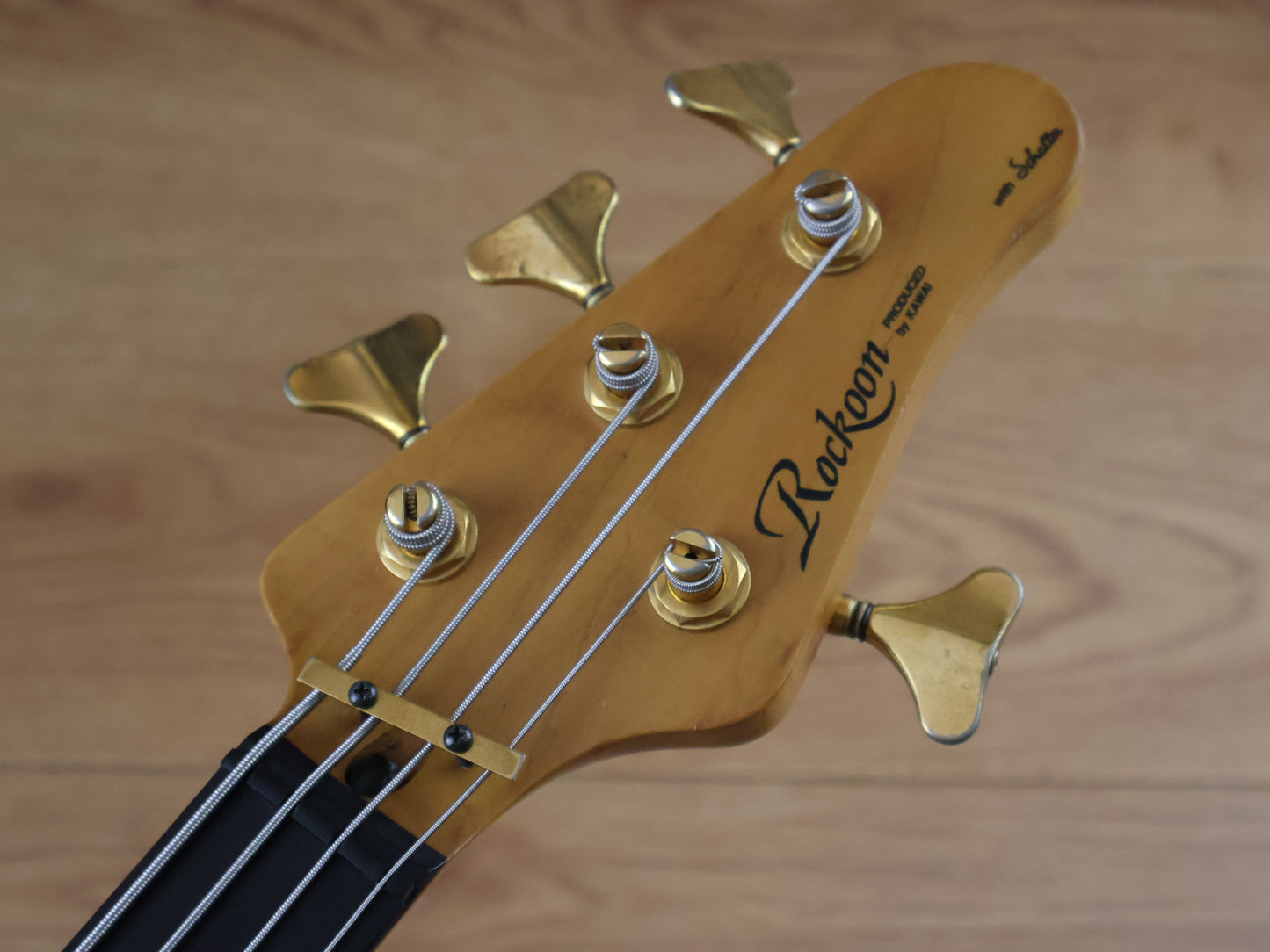 1989 Rockoon Japan (by Kawai) RB-80JJ FL Fretless Bass (Natural)