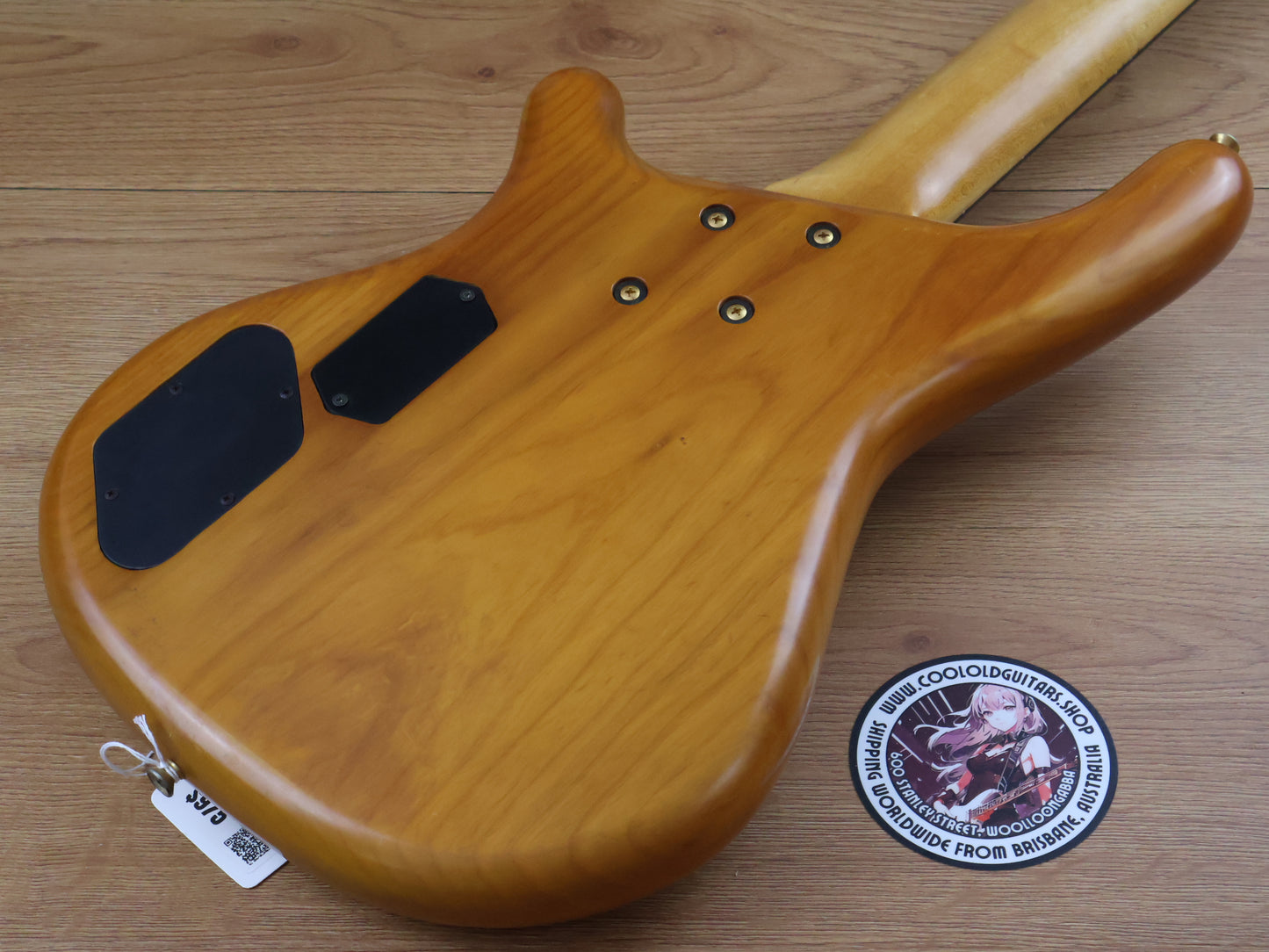 1989 Rockoon Japan (by Kawai) RB-80JJ FL Fretless Bass (Natural)