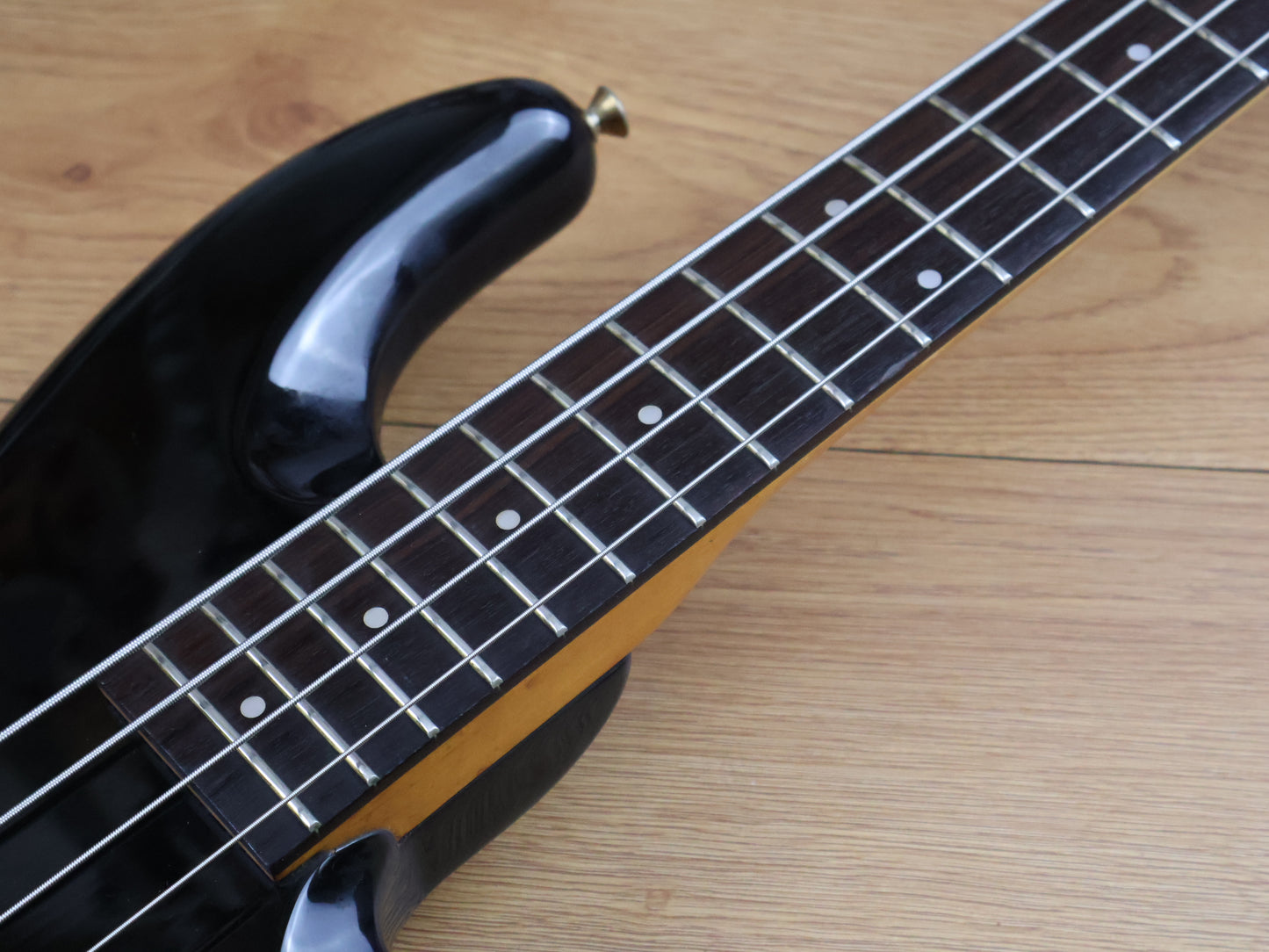 1989 Fender Japan PJM65 Jazz Bass Special PJ Active Contemporary Bass (Black)