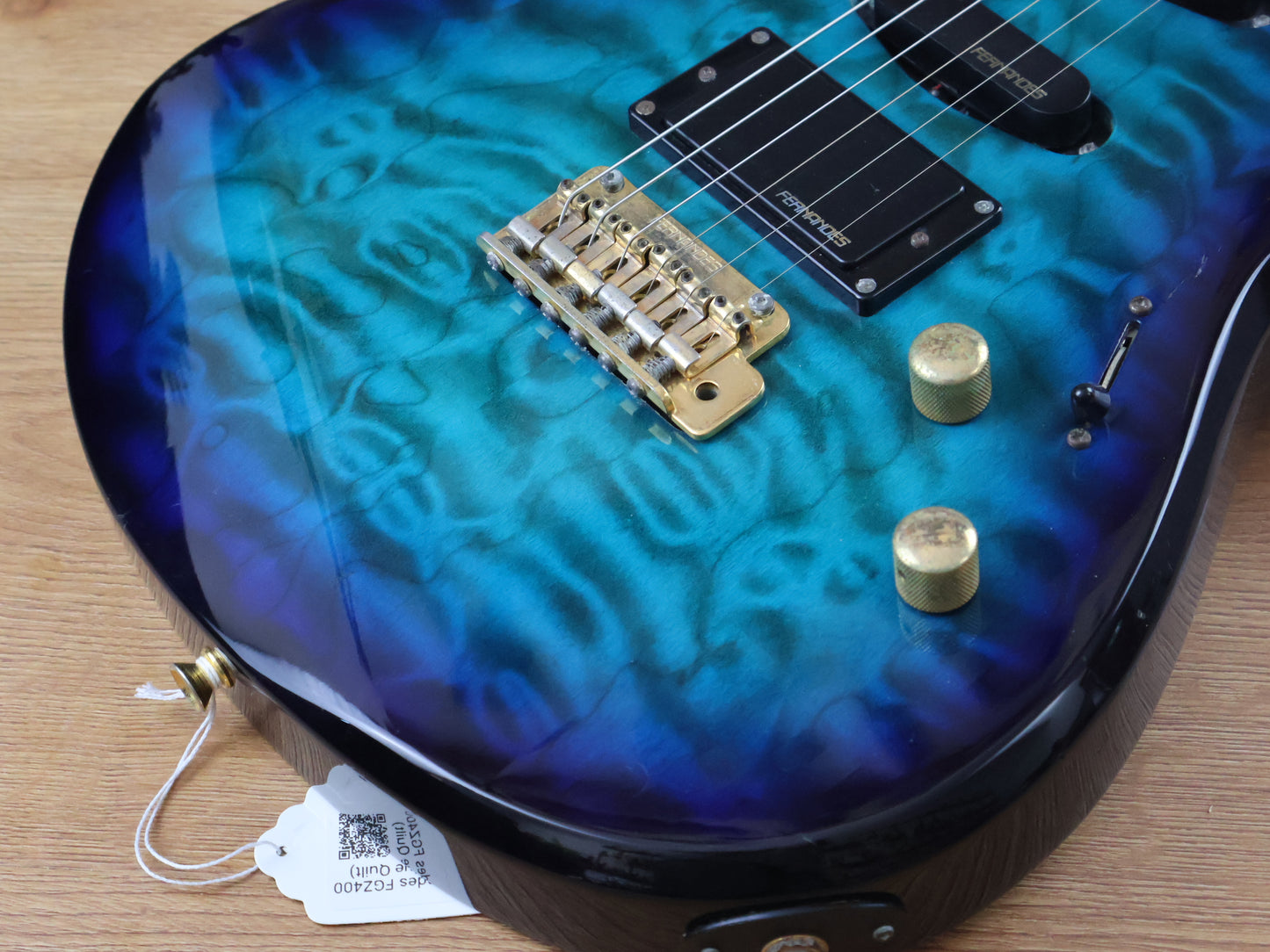 1990's Fernandes FGZ400 Superstrat (Blue Quilt)