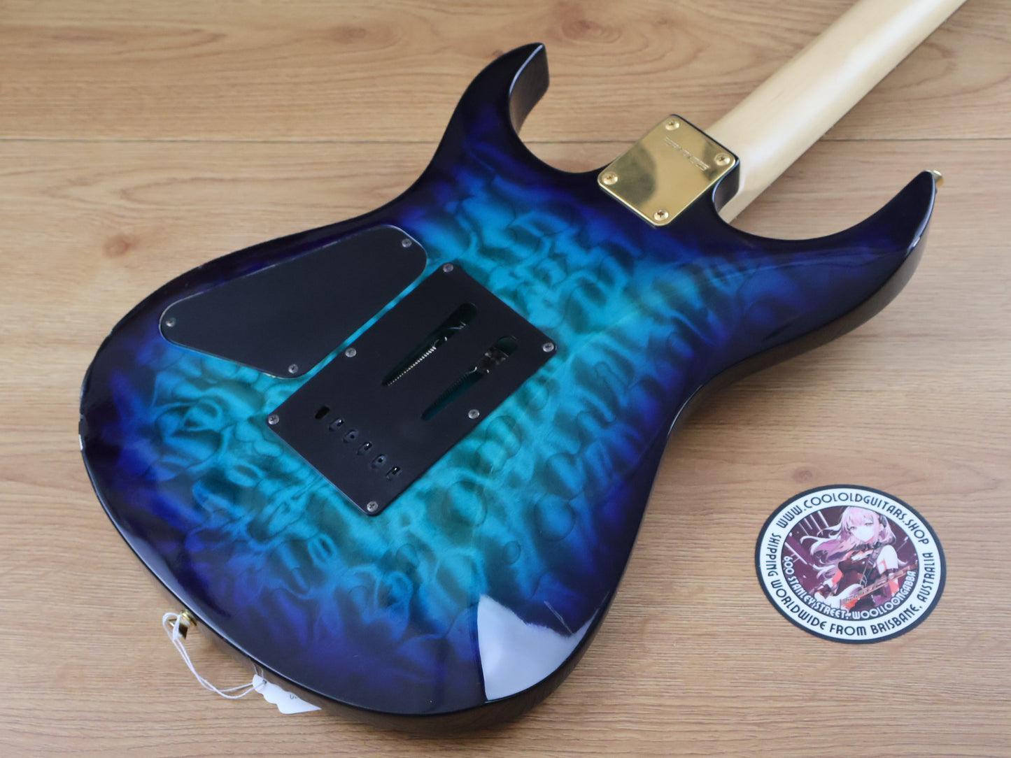 1990's Fernandes FGZ400 Superstrat (Blue Quilt)