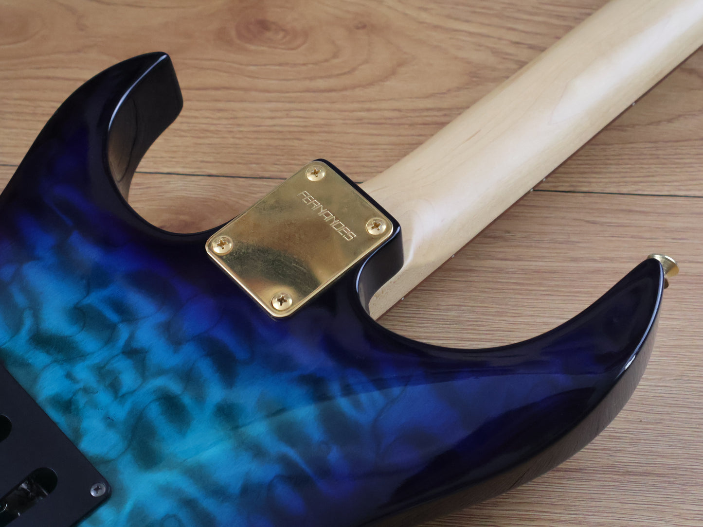 1990's Fernandes FGZ400 Superstrat (Blue Quilt)