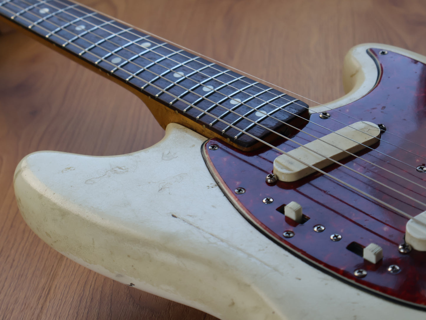 1966 Fender USA Short Scale Mustang (Olympic White)