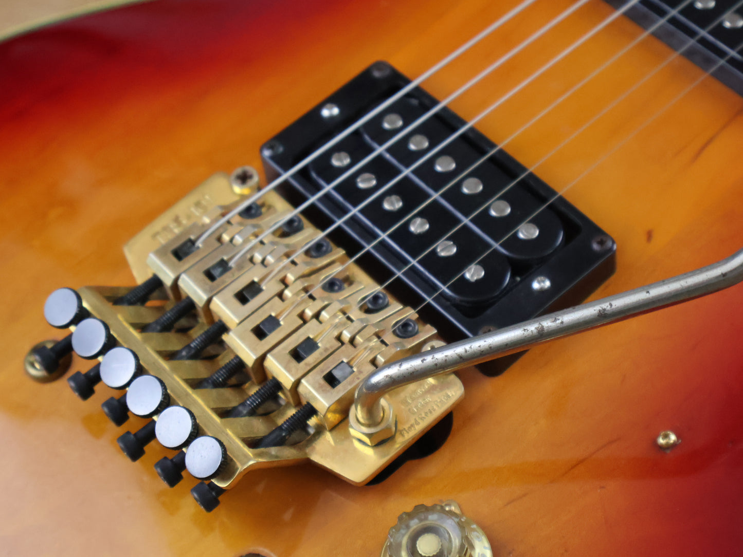 1979 Yamaha Japan SG-2000 Neckthrough Double Cutaway w/Floyd Rose (Cherry Sunburst)