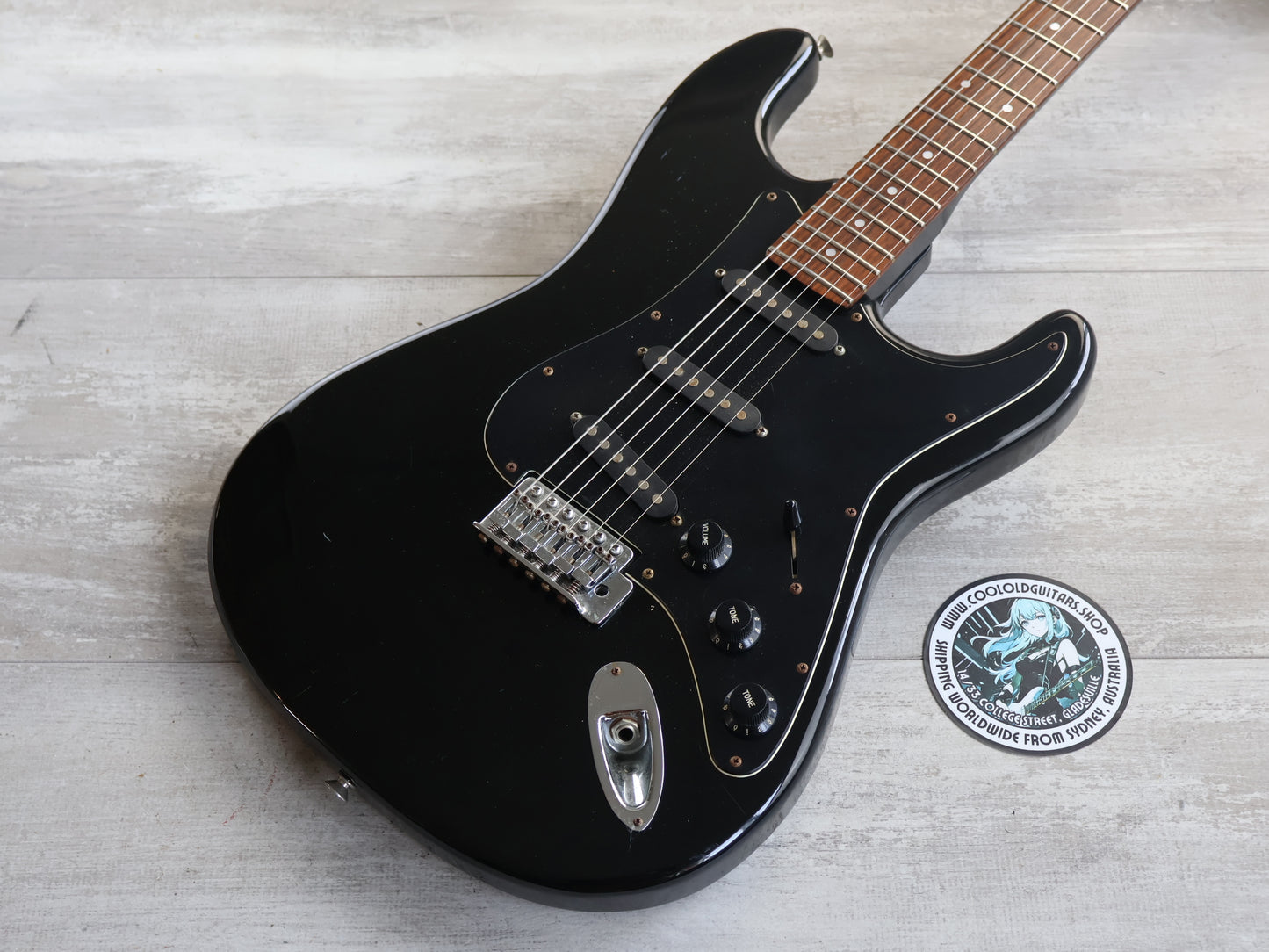 1985 Fender Japan "Boxer Series" Stratocaster (Black)