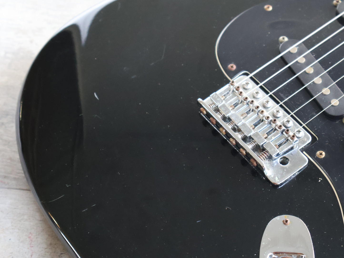 1985 Fender Japan "Boxer Series" Stratocaster (Black)