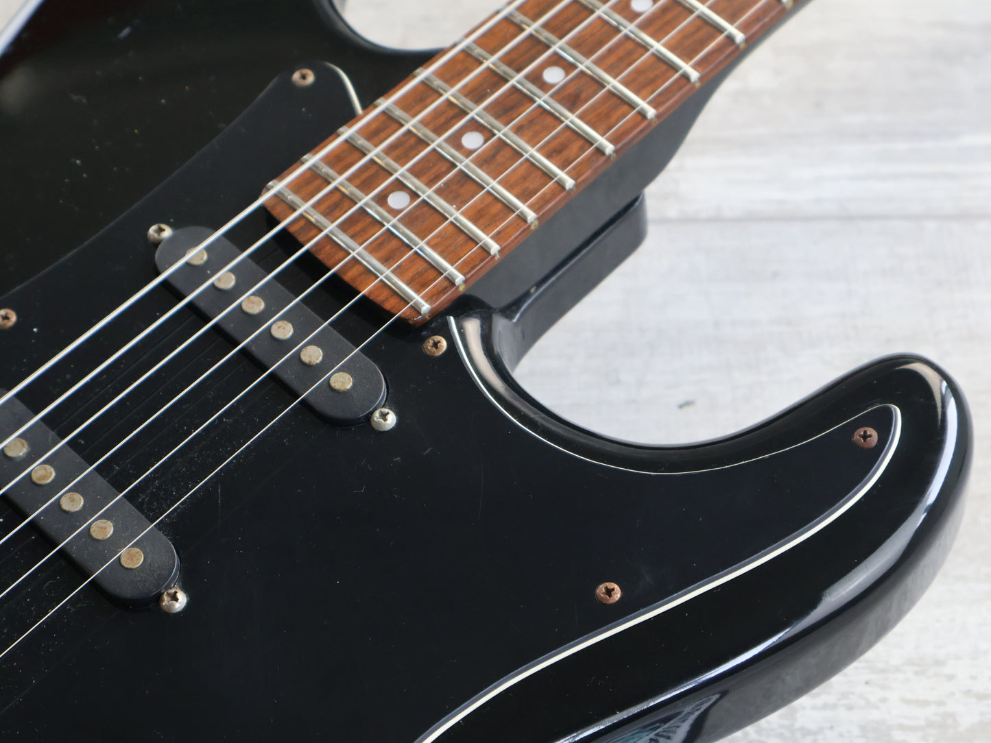 1985 Fender Japan "Boxer Series" Stratocaster (Black)