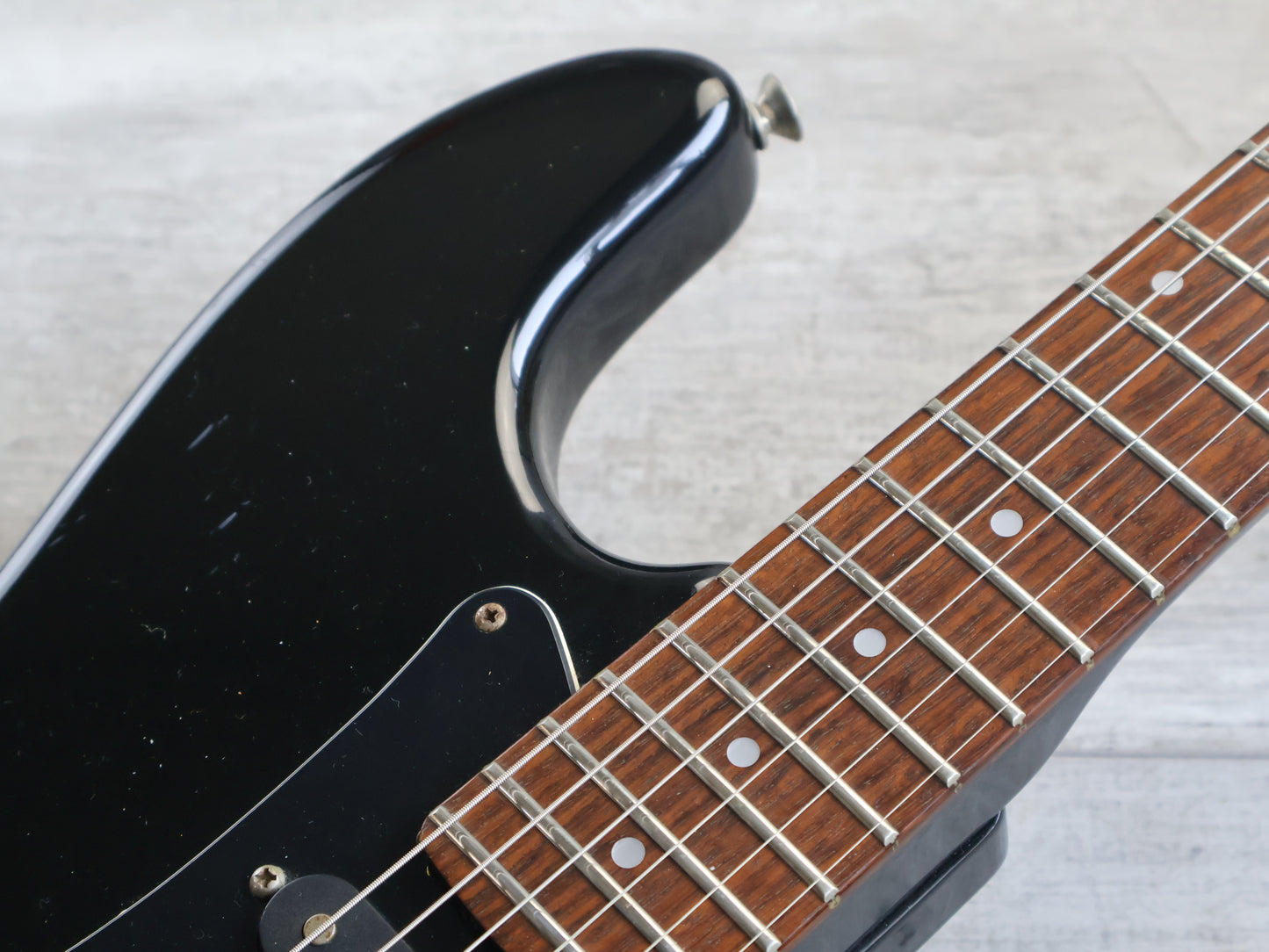 1985 Fender Japan "Boxer Series" Stratocaster (Black)