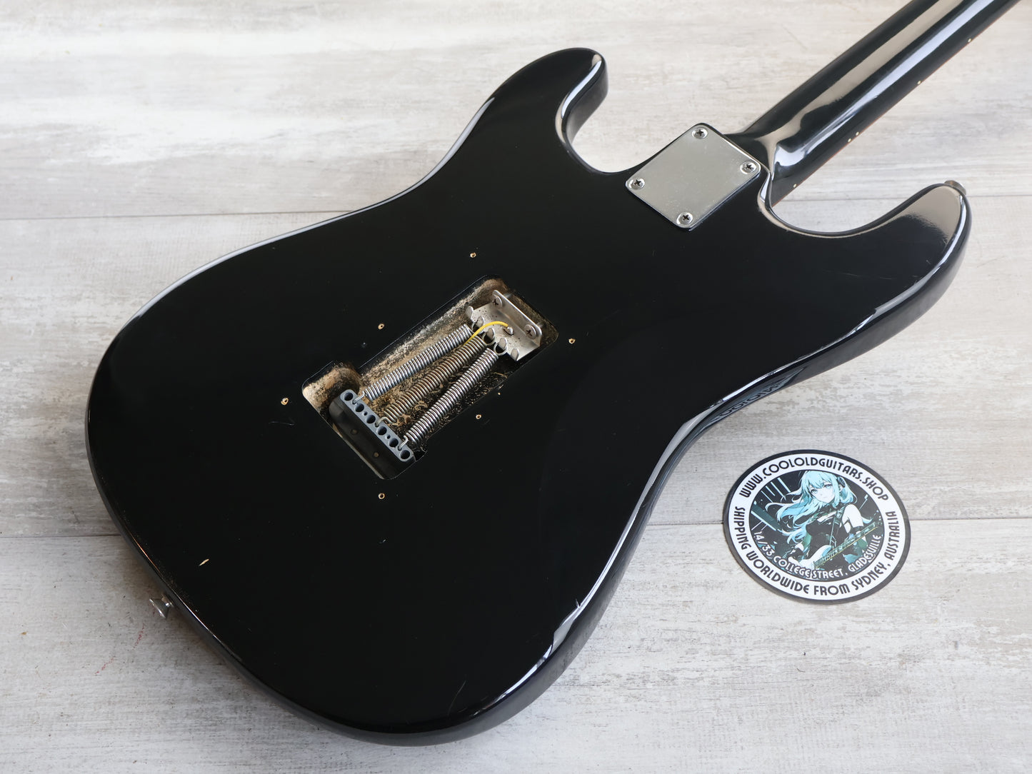 1985 Fender Japan "Boxer Series" Stratocaster (Black)