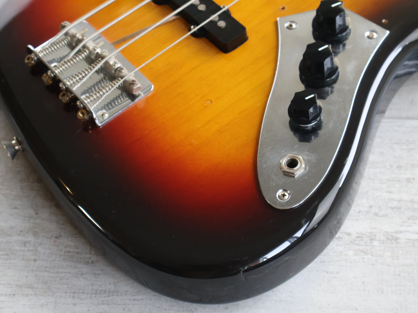 2002 Fender Japan JB62-58 '62 Reissue Jazz Bass (Sunburst)