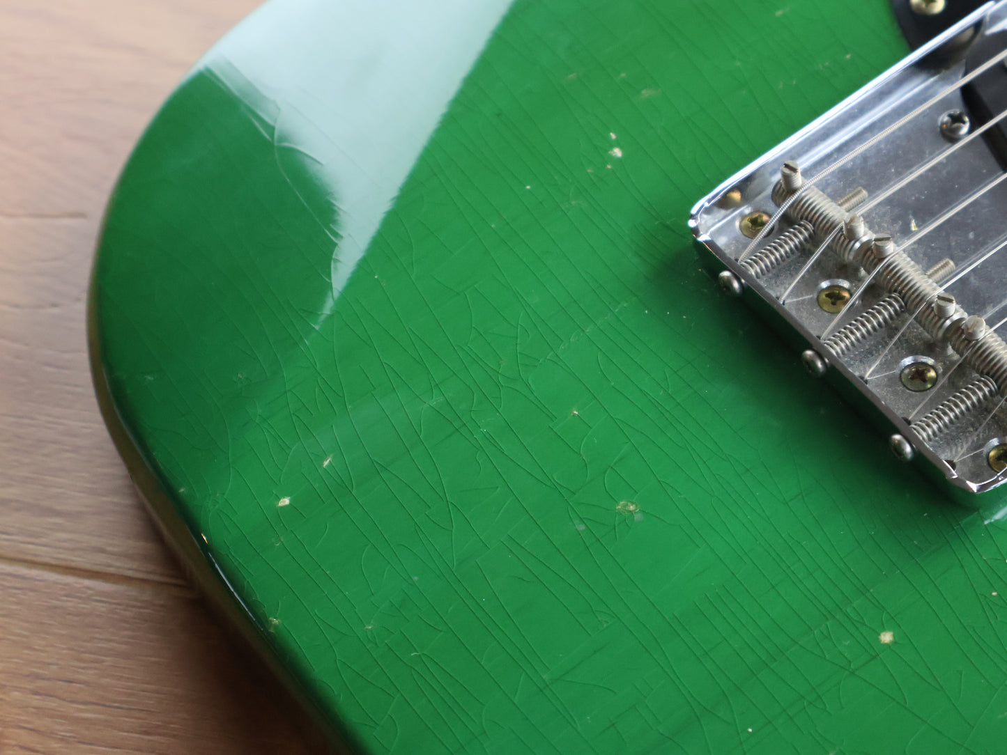 2008 BJ & Byrne "GREEN" Telecaster Style Custom Guitar (Made in England)