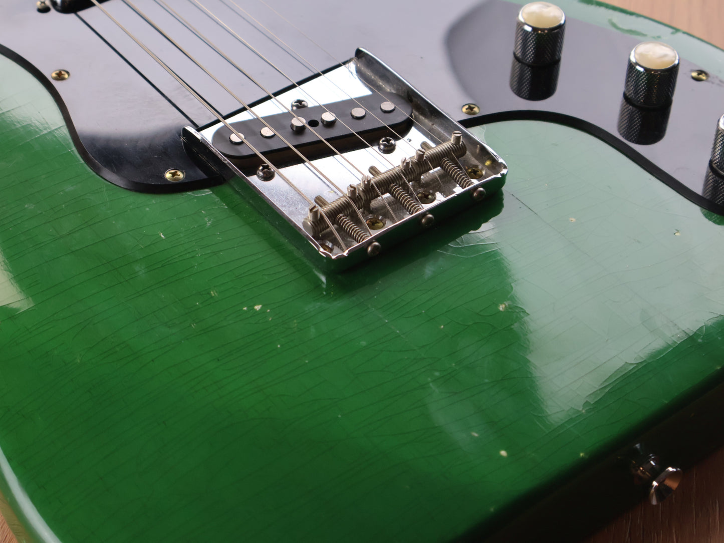 2008 BJ & Byrne "GREEN" Telecaster Style Custom Guitar (Made in England)