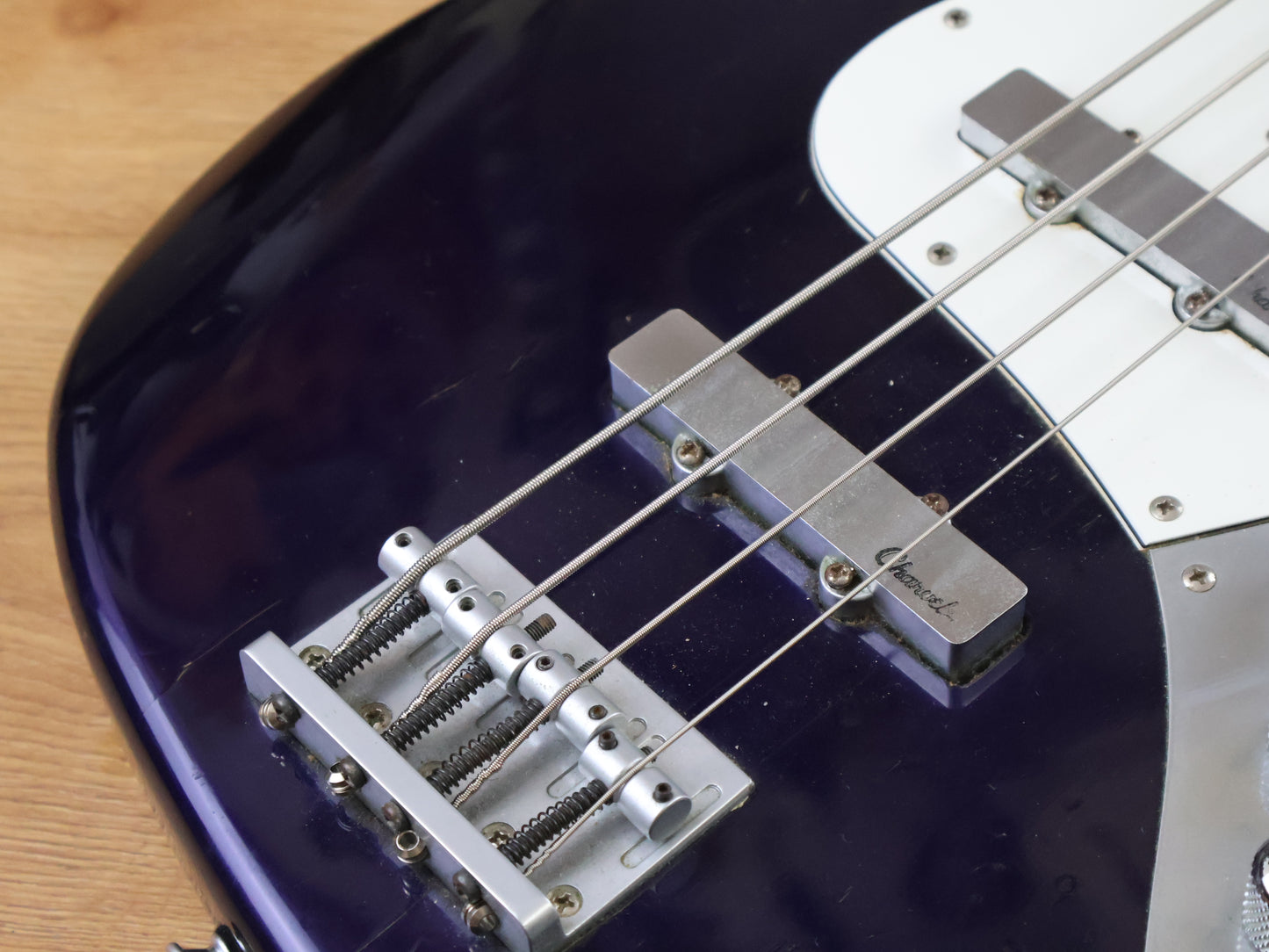 1990's Charvel Japan EOV-42 Jazz Bass (Metallic Purple)