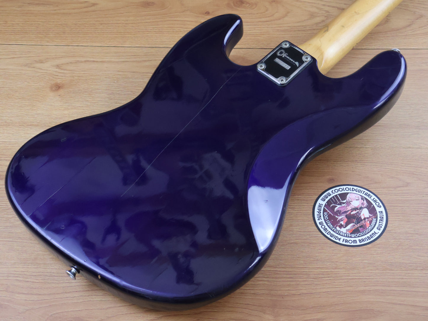 1990's Charvel Japan EOV-42 Jazz Bass (Metallic Purple)