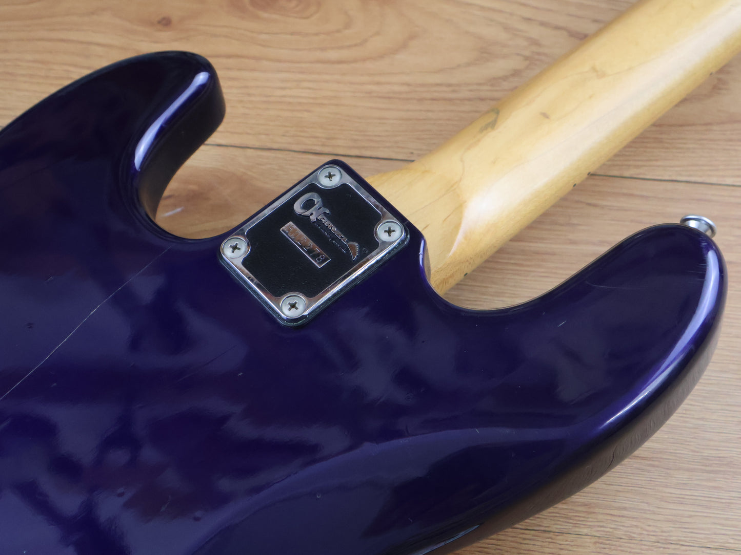 1990's Charvel Japan EOV-42 Jazz Bass (Metallic Purple)