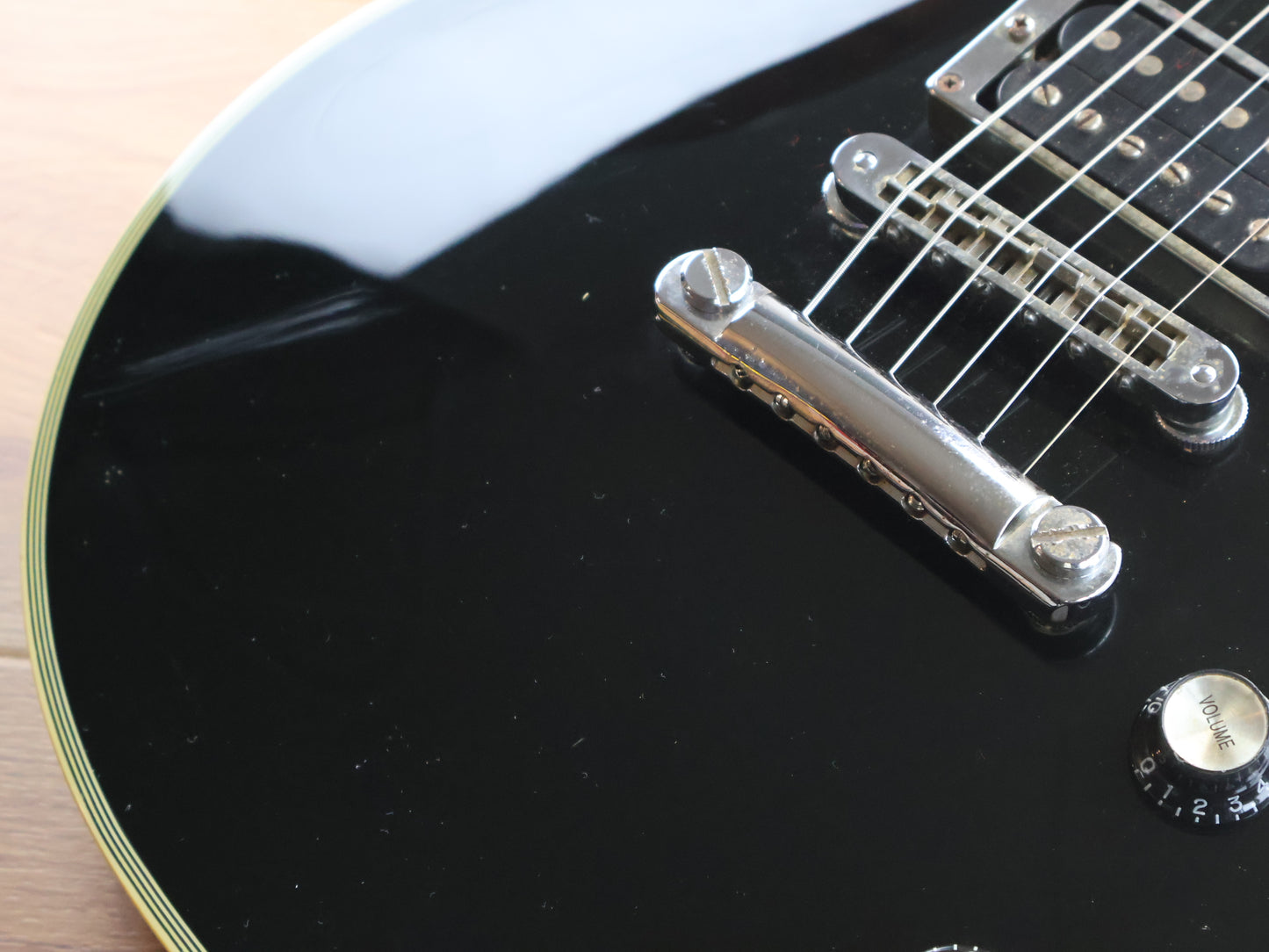 2007 Burny RLC-55JS John Sykes Les Paul Custom (Black)