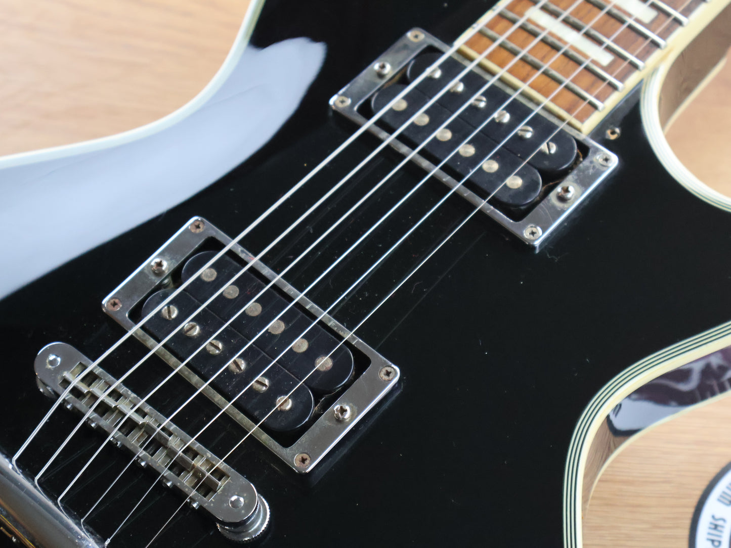 2007 Burny RLC-55JS John Sykes Les Paul Custom (Black)