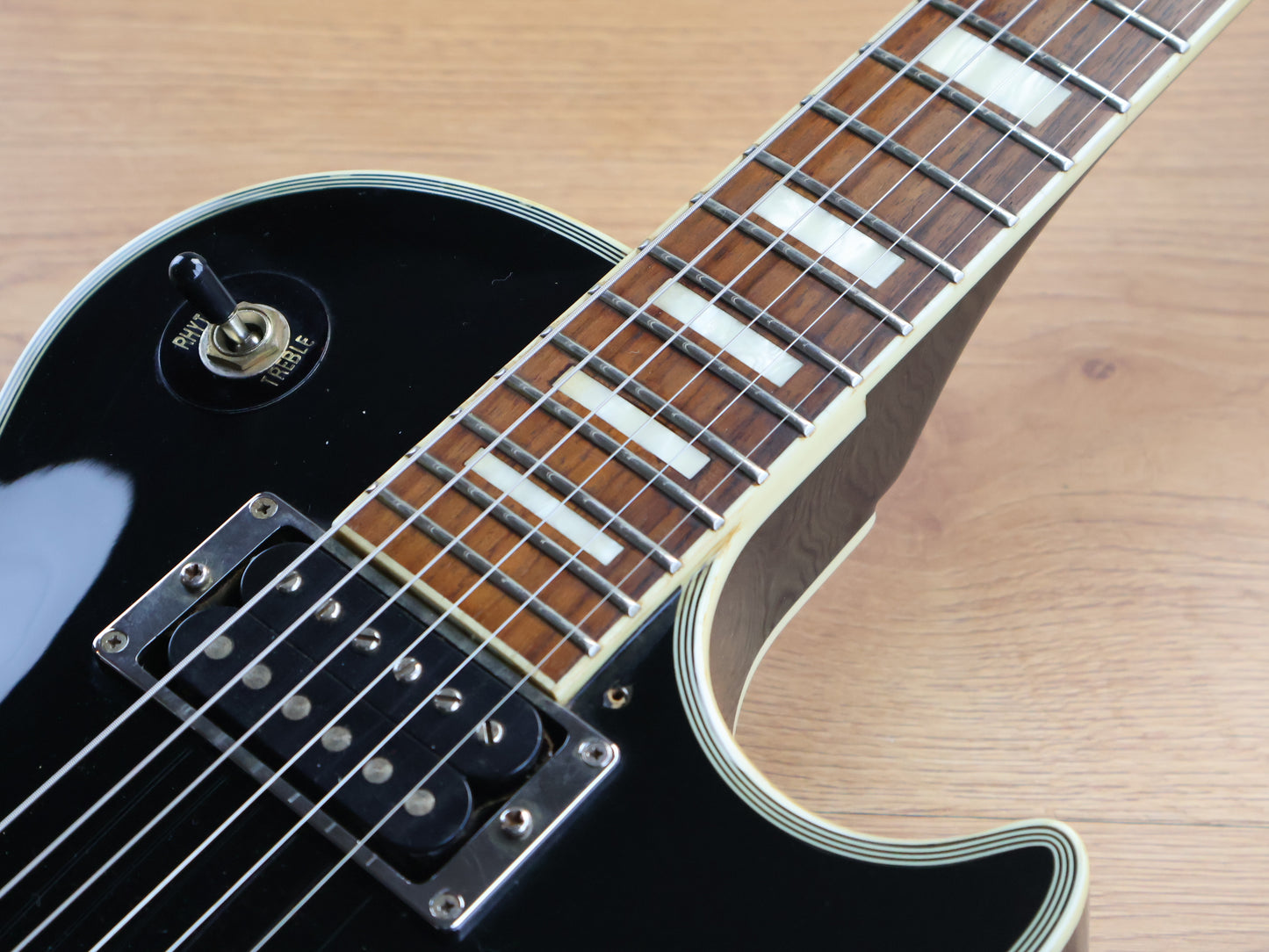 2007 Burny RLC-55JS John Sykes Les Paul Custom (Black)