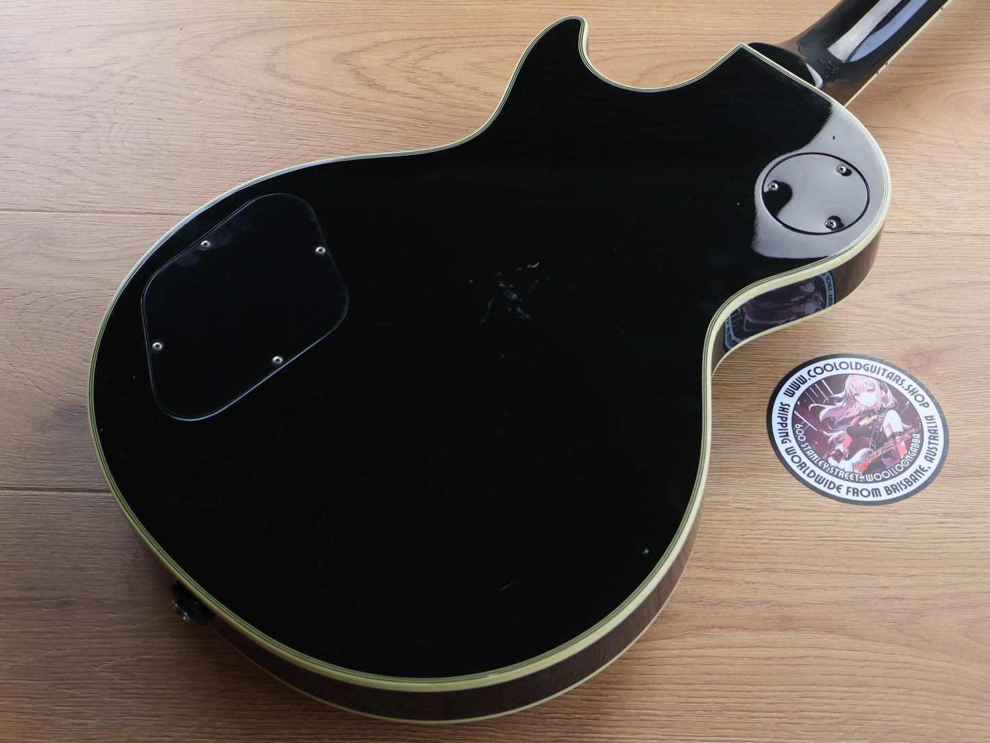 2007 Burny RLC-55JS John Sykes Les Paul Custom (Black)