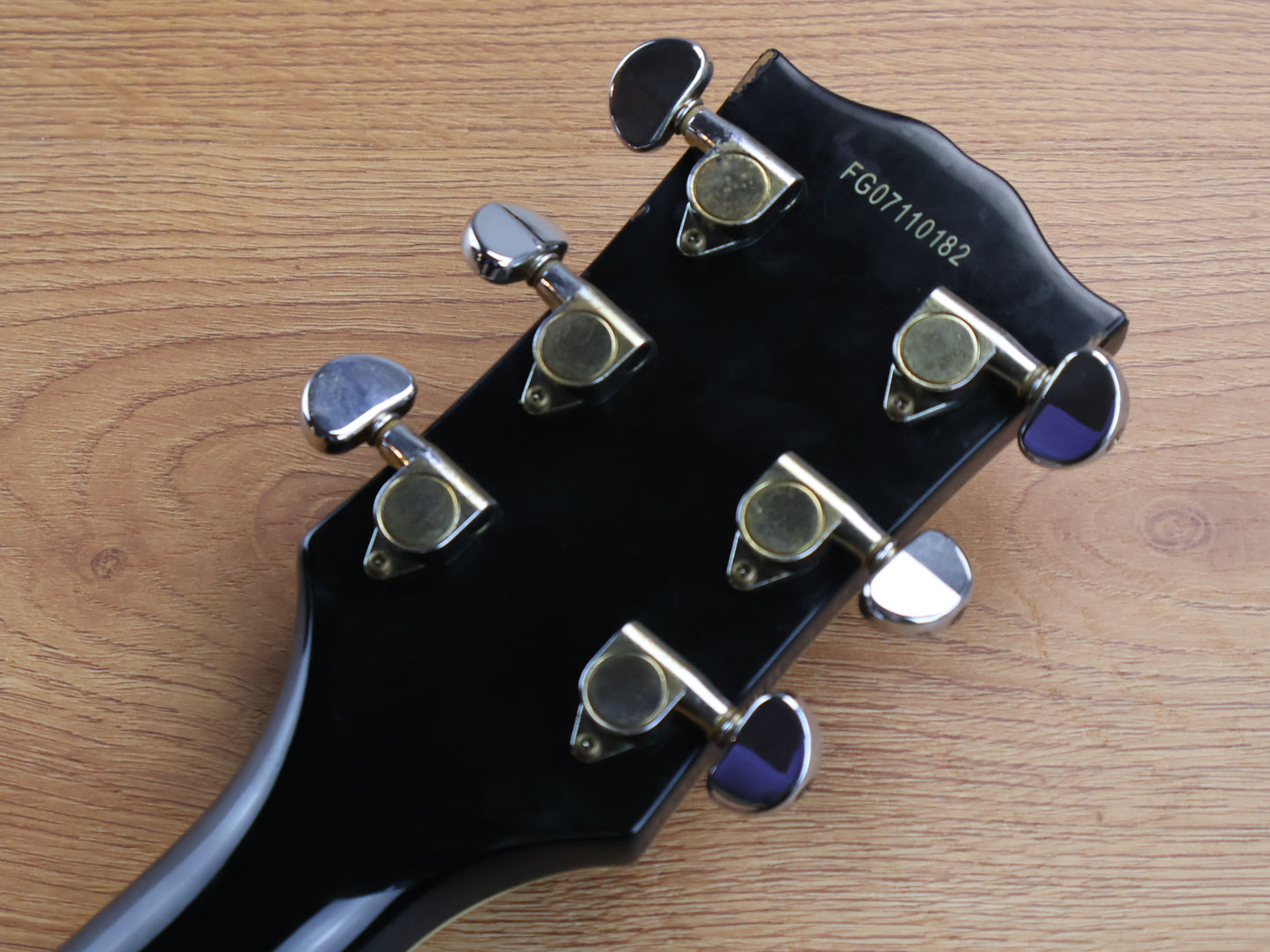2007 Burny RLC-55JS John Sykes Les Paul Custom (Black)