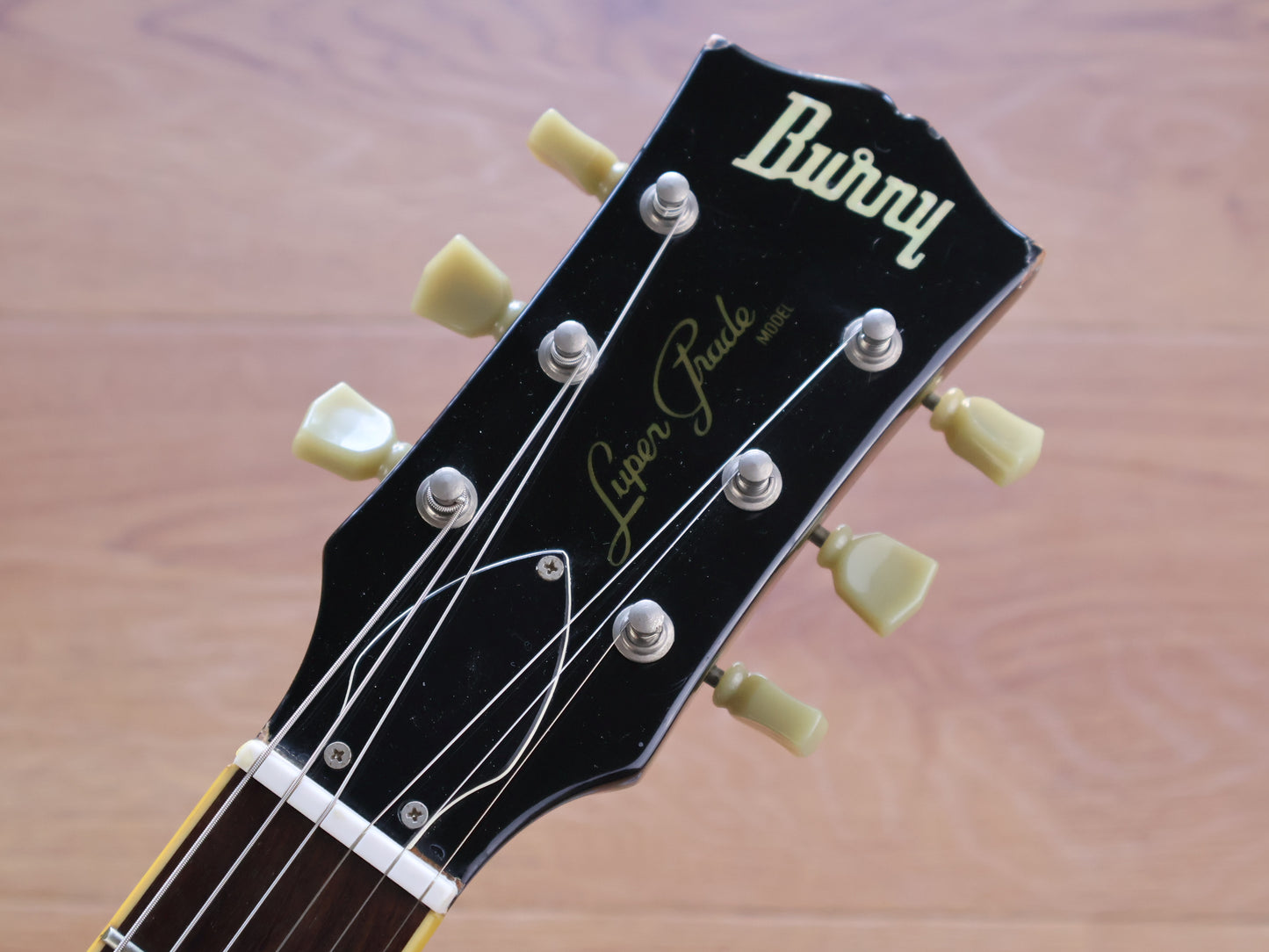 2004 Burny Super Grade Les Paul (Transparent Black Flame)