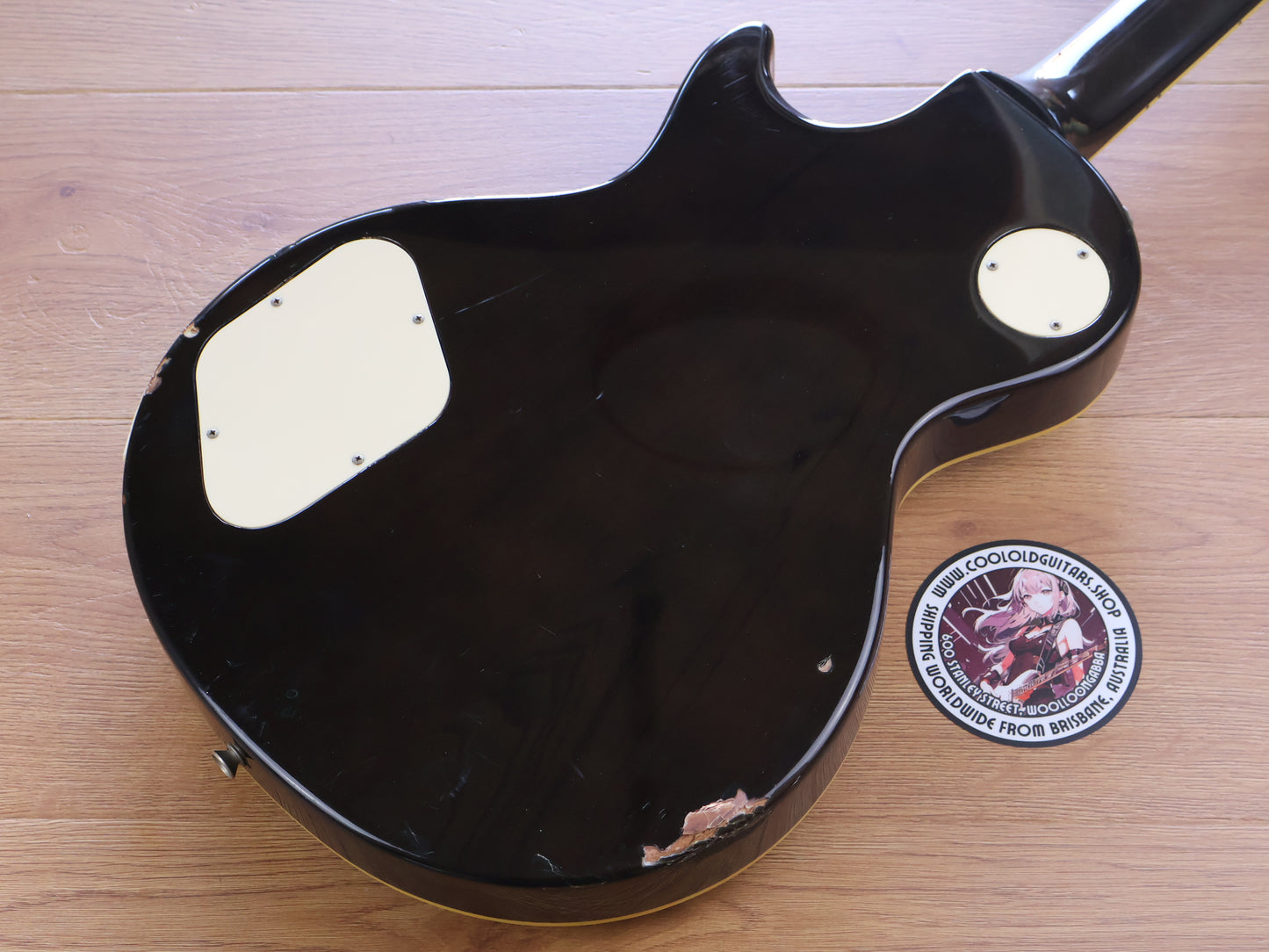 2004 Burny Super Grade Les Paul (Transparent Black Flame)