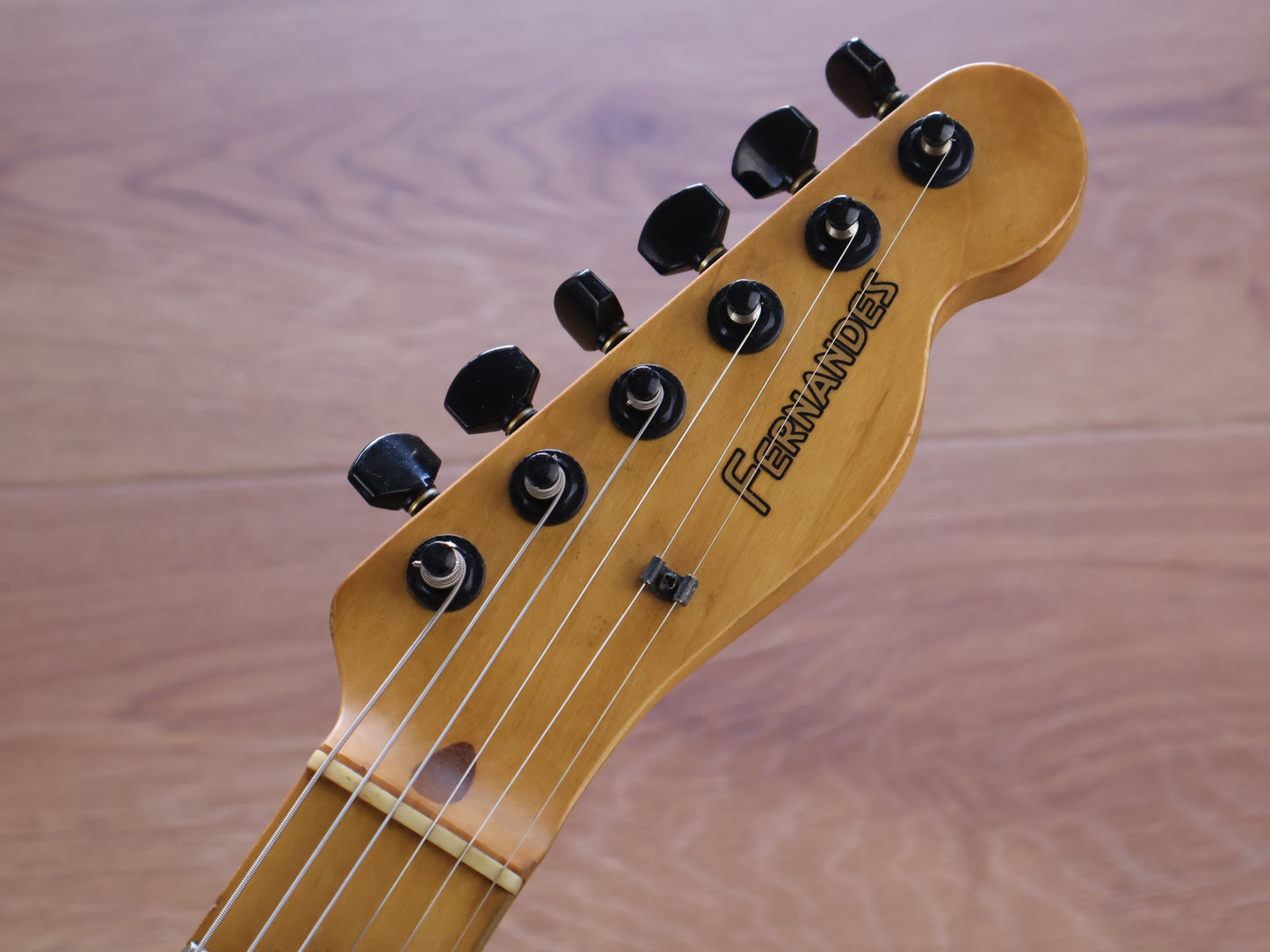 2000's Fernandes Japan TE-85T Takuya Judy and Mary Signature Telecaster (Transparent Red)