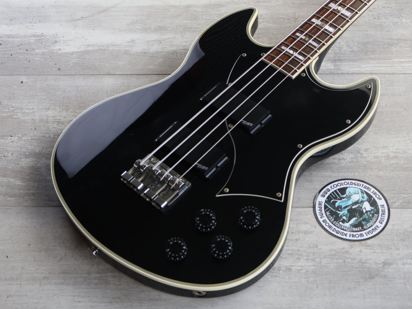 1997 Greco Japan DB-1200 "Dickey" Bass (Black)