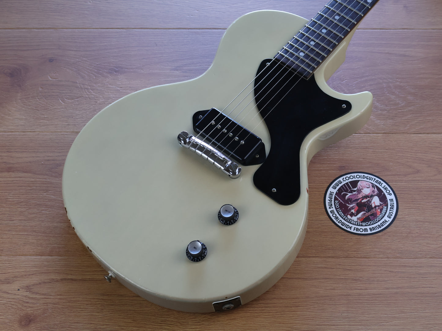 2010 Tokai Japan LSJ80 Les Paul Junior (See Thru White)