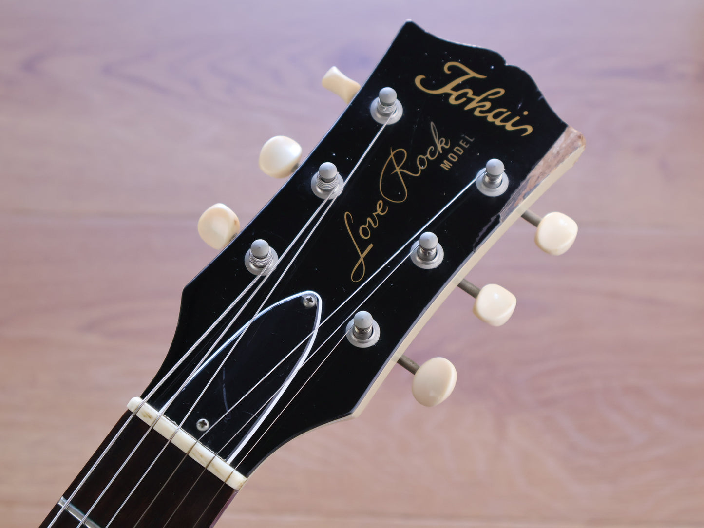 2010 Tokai Japan LSJ80 Les Paul Junior (See Thru White)