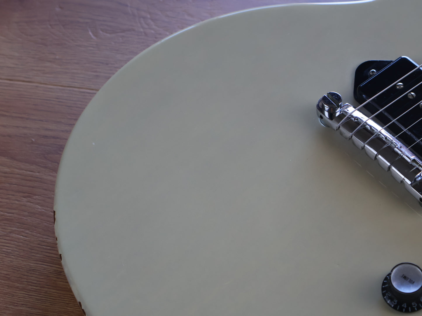 2010 Tokai Japan LSJ80 Les Paul Junior (See Thru White)