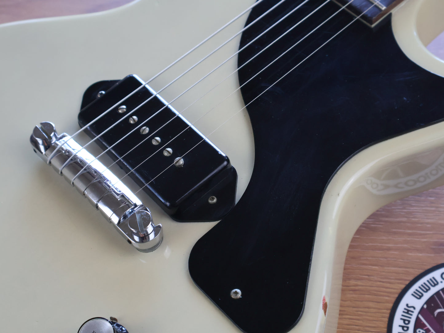 2010 Tokai Japan LSJ80 Les Paul Junior (See Thru White)