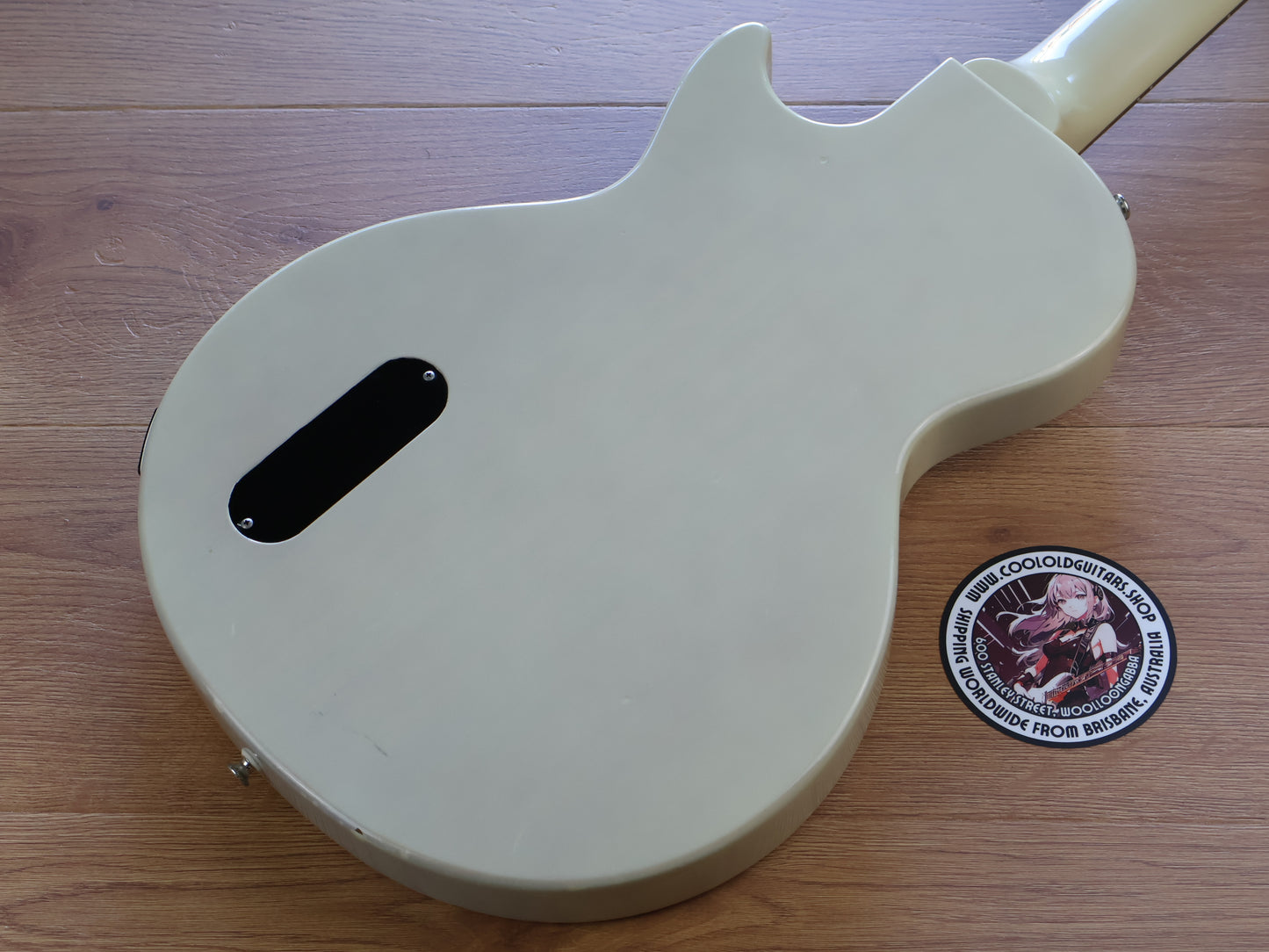 2010 Tokai Japan LSJ80 Les Paul Junior (See Thru White)