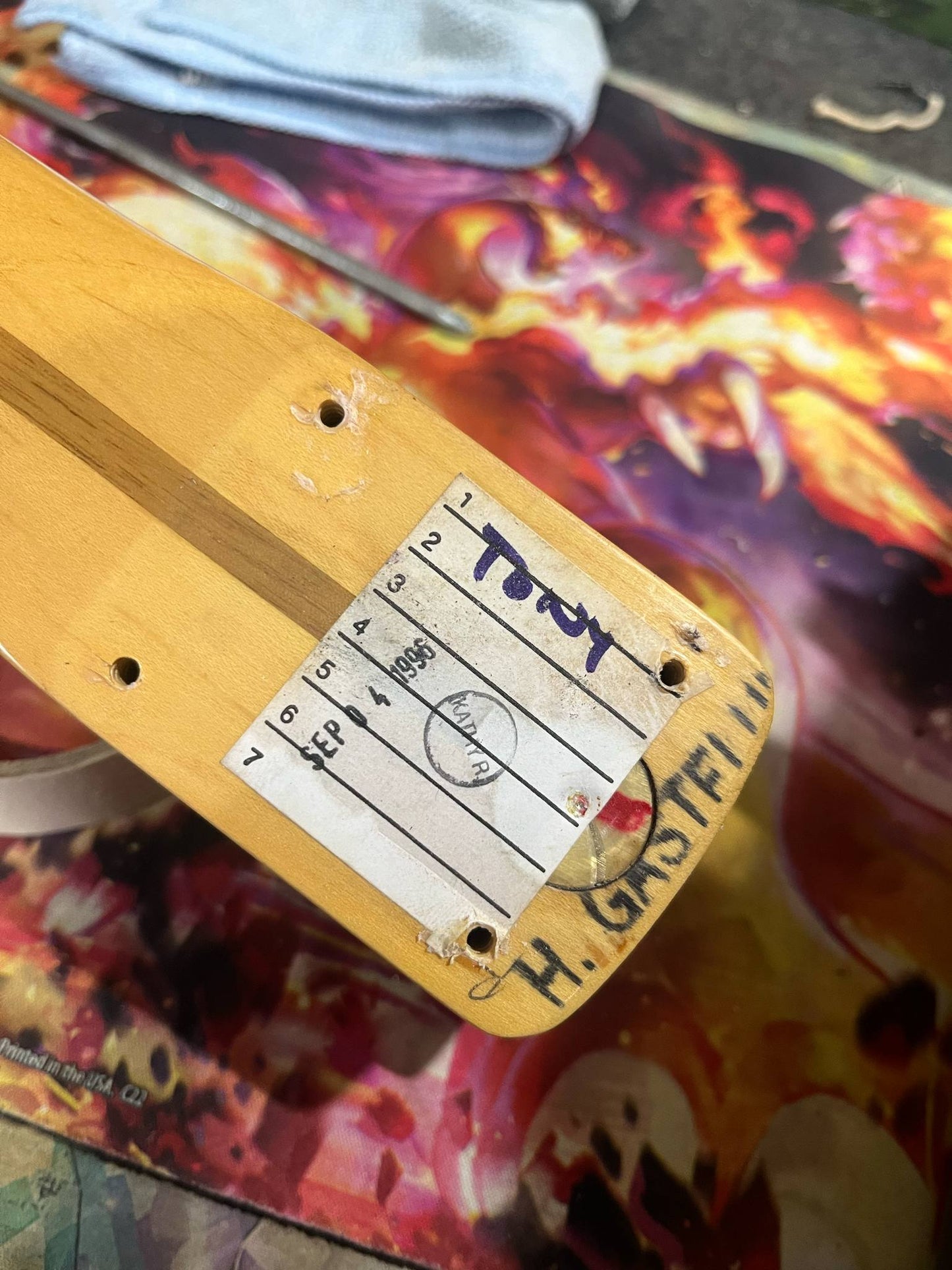 1996 Fender USA LH Left Handed American Standard Stratocaster (Sunburst)