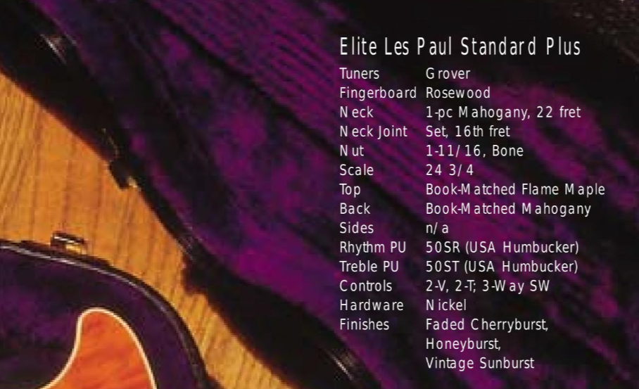 2003 Epiphone Japan Elite Les Paul Standard Plus (Faded Cherry Sunburst)