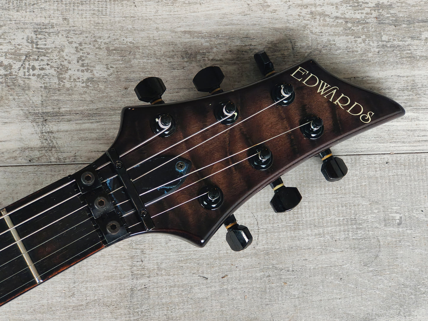 2000's Edwards (by ESP) E-P-98a Pierrot Artist Model F Series (Brown)