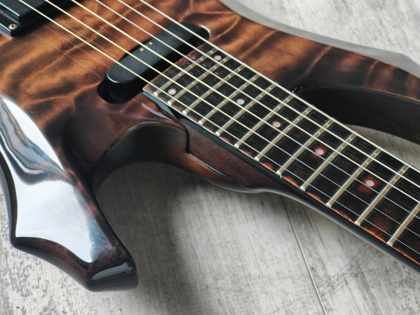 2000's Edwards (by ESP) E-P-98a Pierrot Artist Model F Series (Brown)