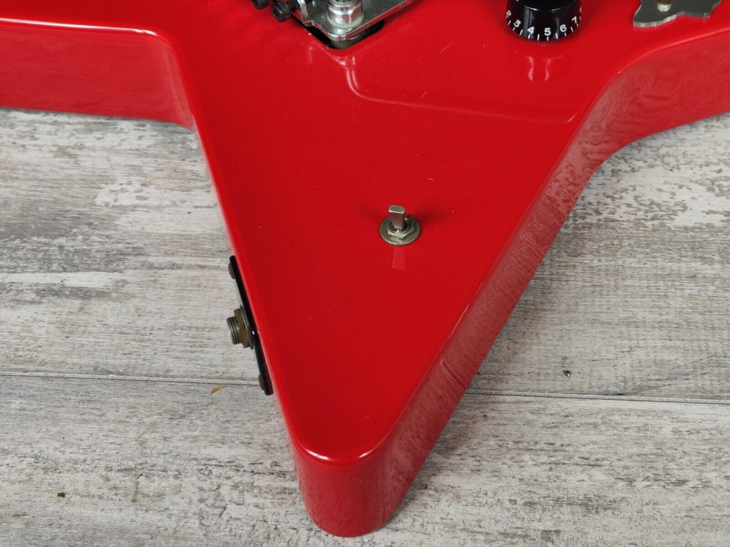 1987 Zep Custom II (by ESP Japan) Random Star Akira Takasaki Model (Red)