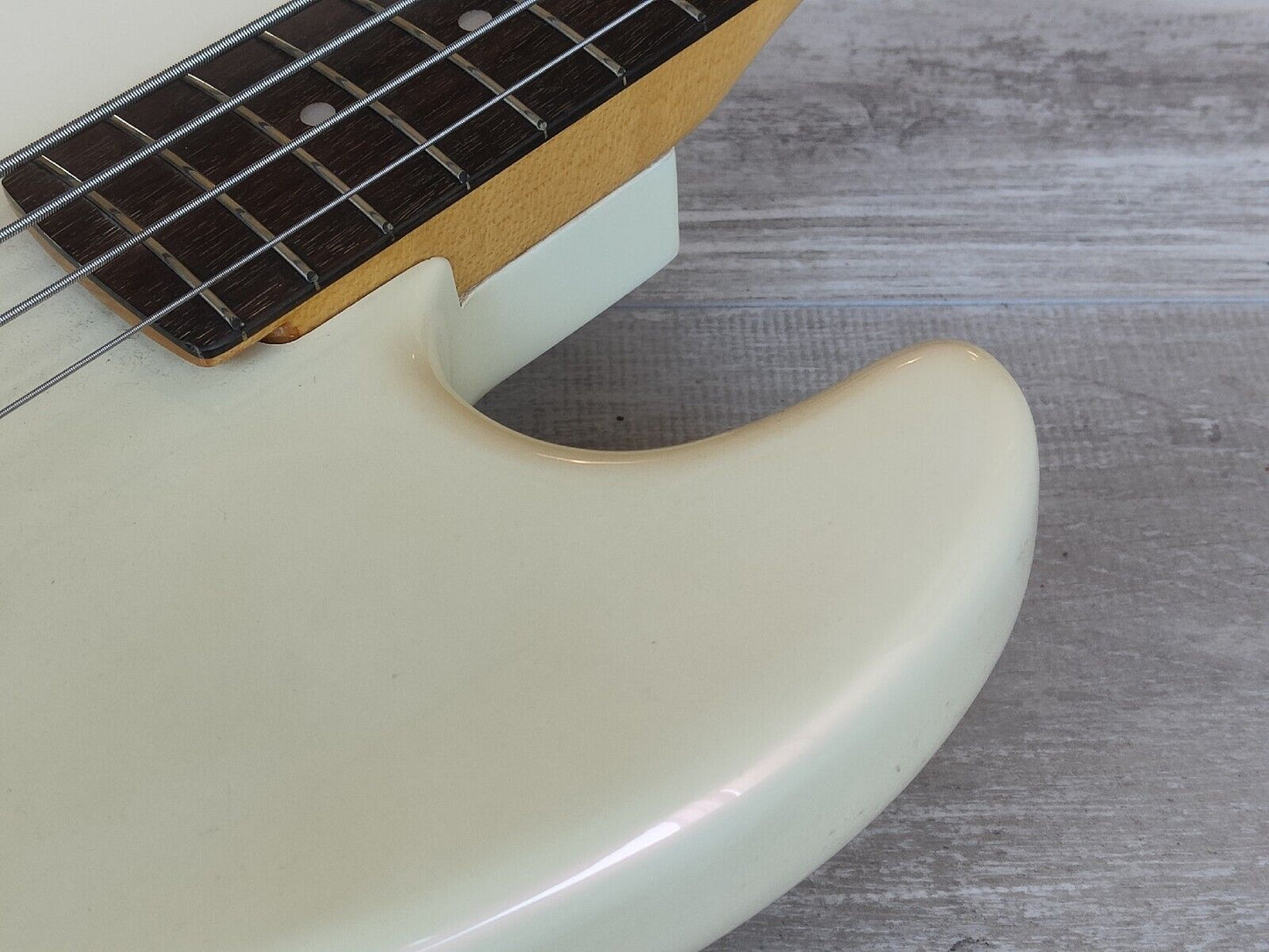 1988 Tokai Japan MJB-70 Triple Pickup Jazz Bass (Pearl White)