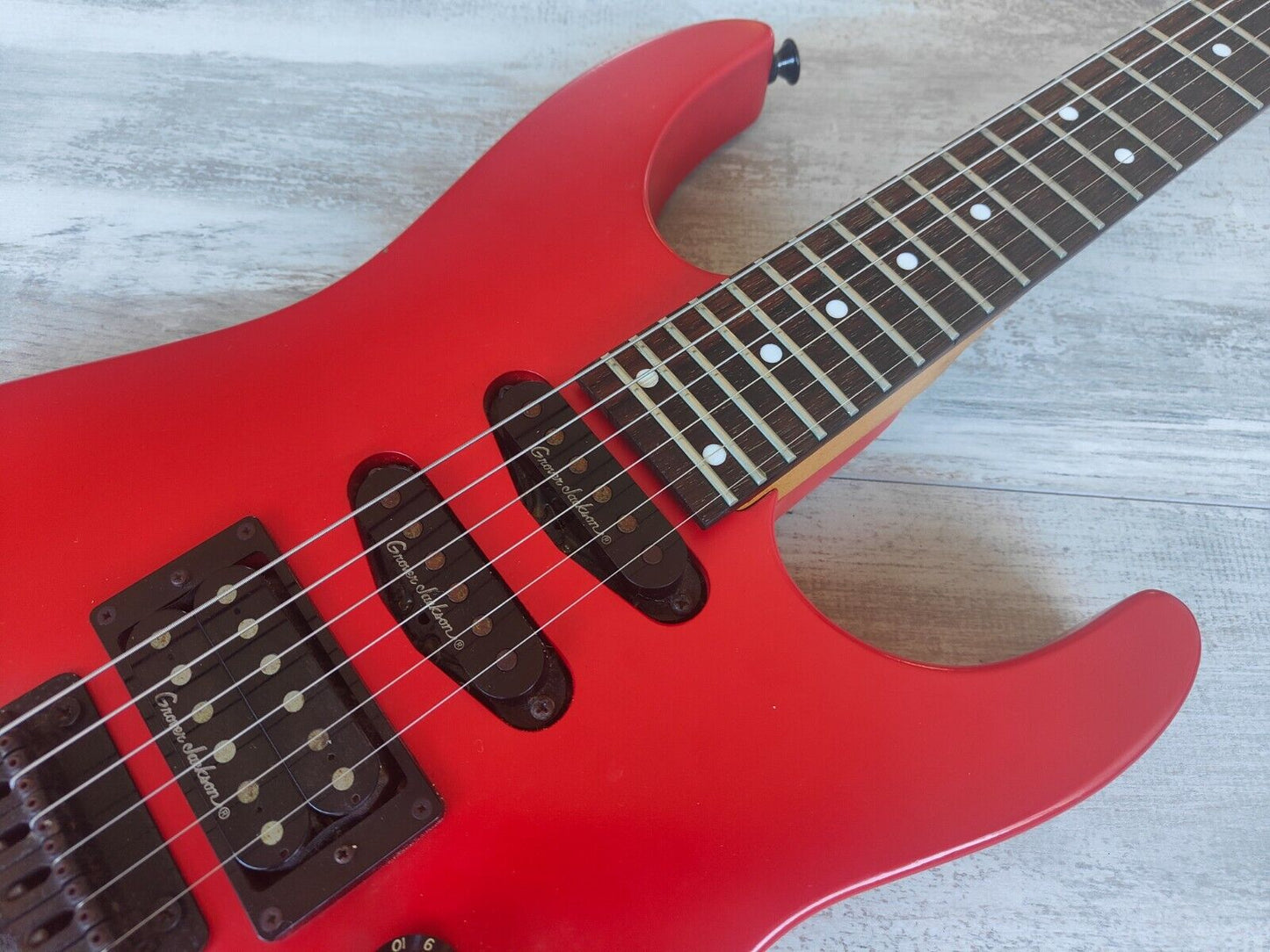 2001 Grover Jackson Japan DK-40 HSS Dinky (Fiesta Red)