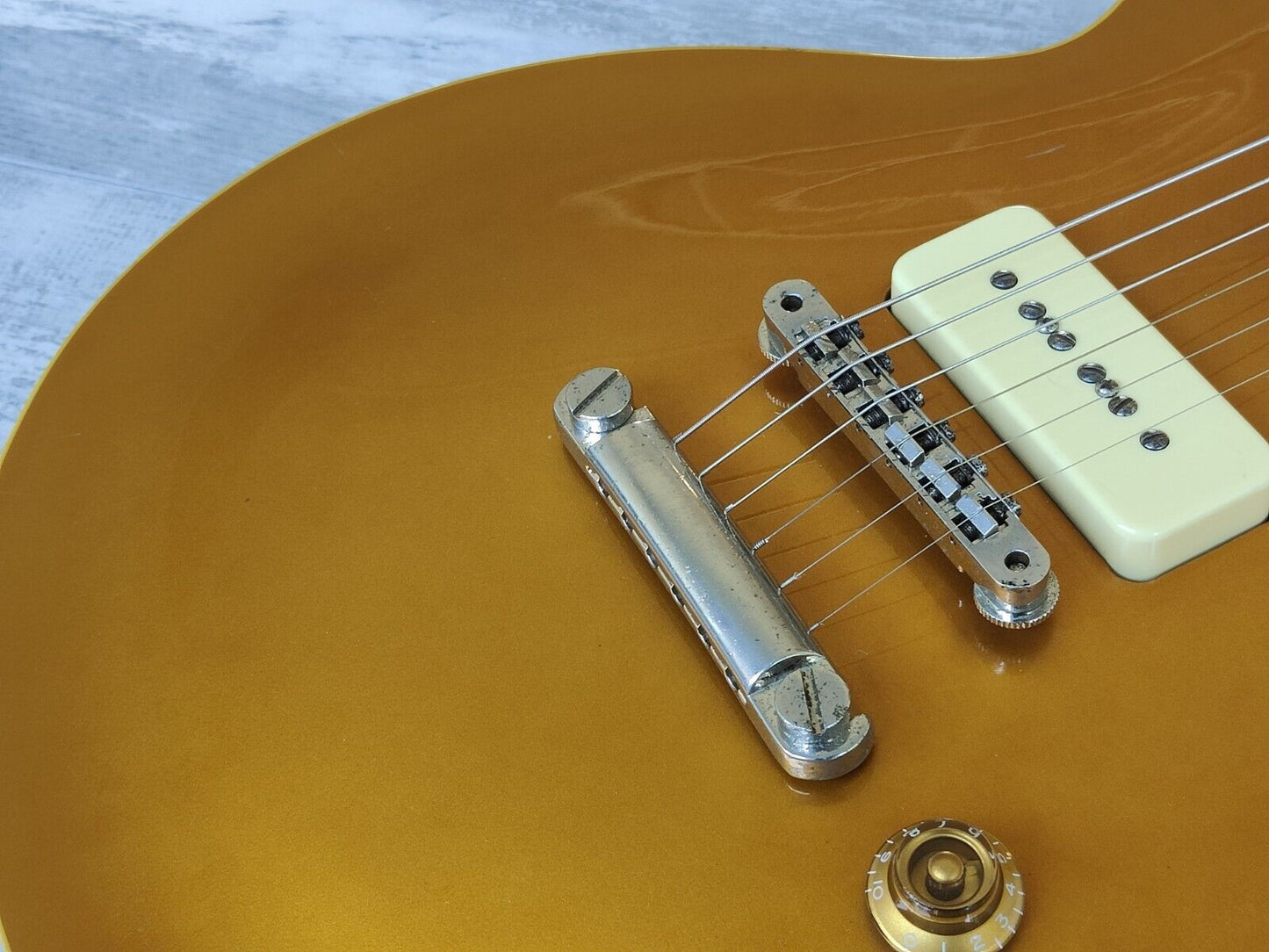 2000's Edwards Japan (by ESP) E-LP-125SD/P Goldtop Les Paul w/P90's