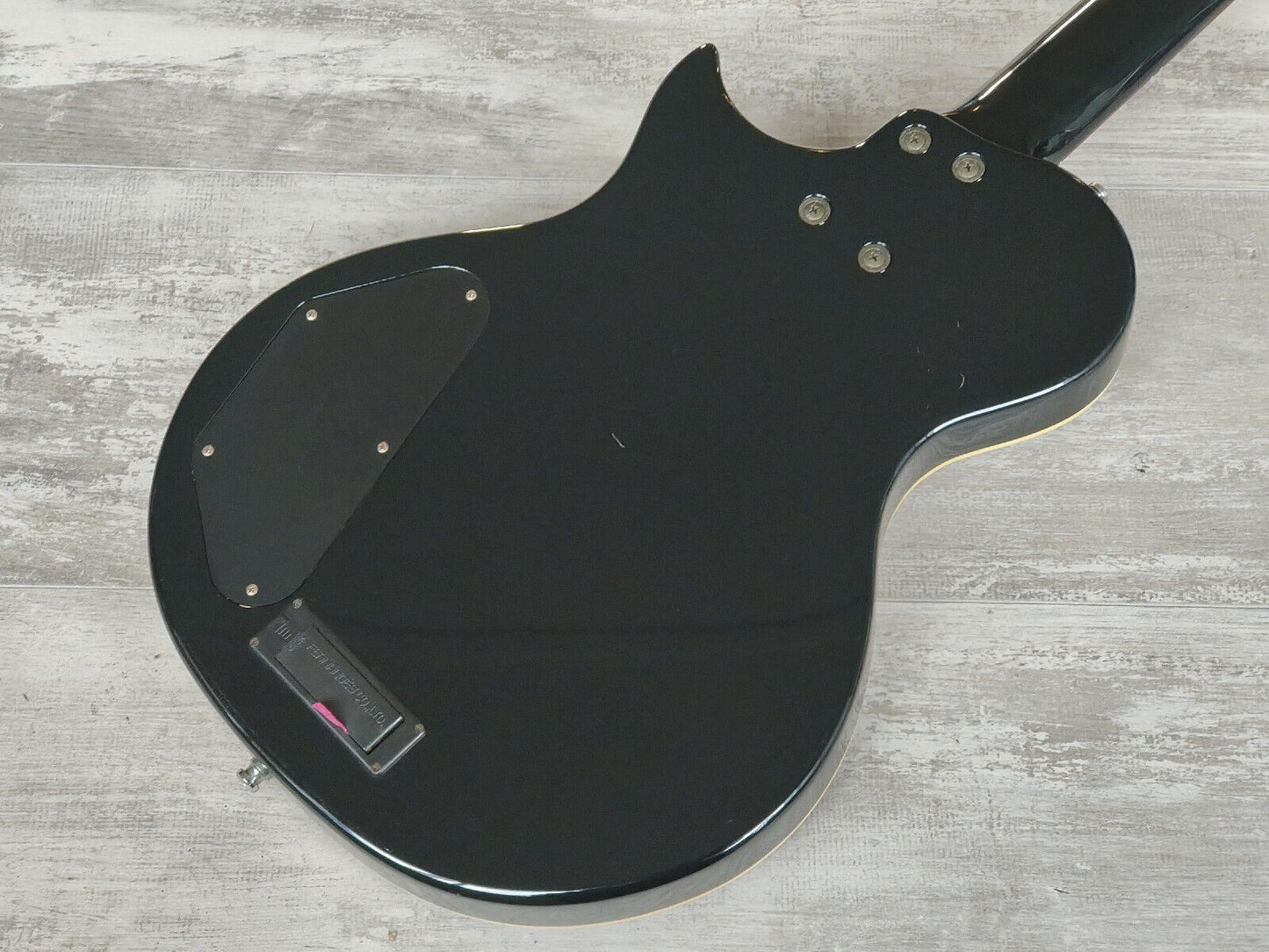 2000's Burny (Fernandes) Japan LSB-80 Active Les Paul Bass (Black)