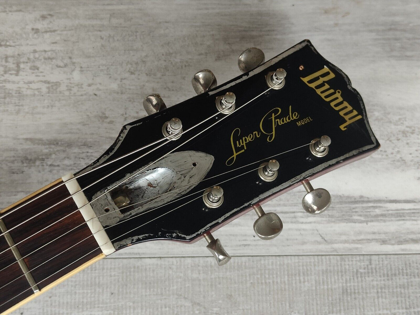 1983 Burny RLG-50 Super Grade Les Paul Standard (Steampunk Silver)